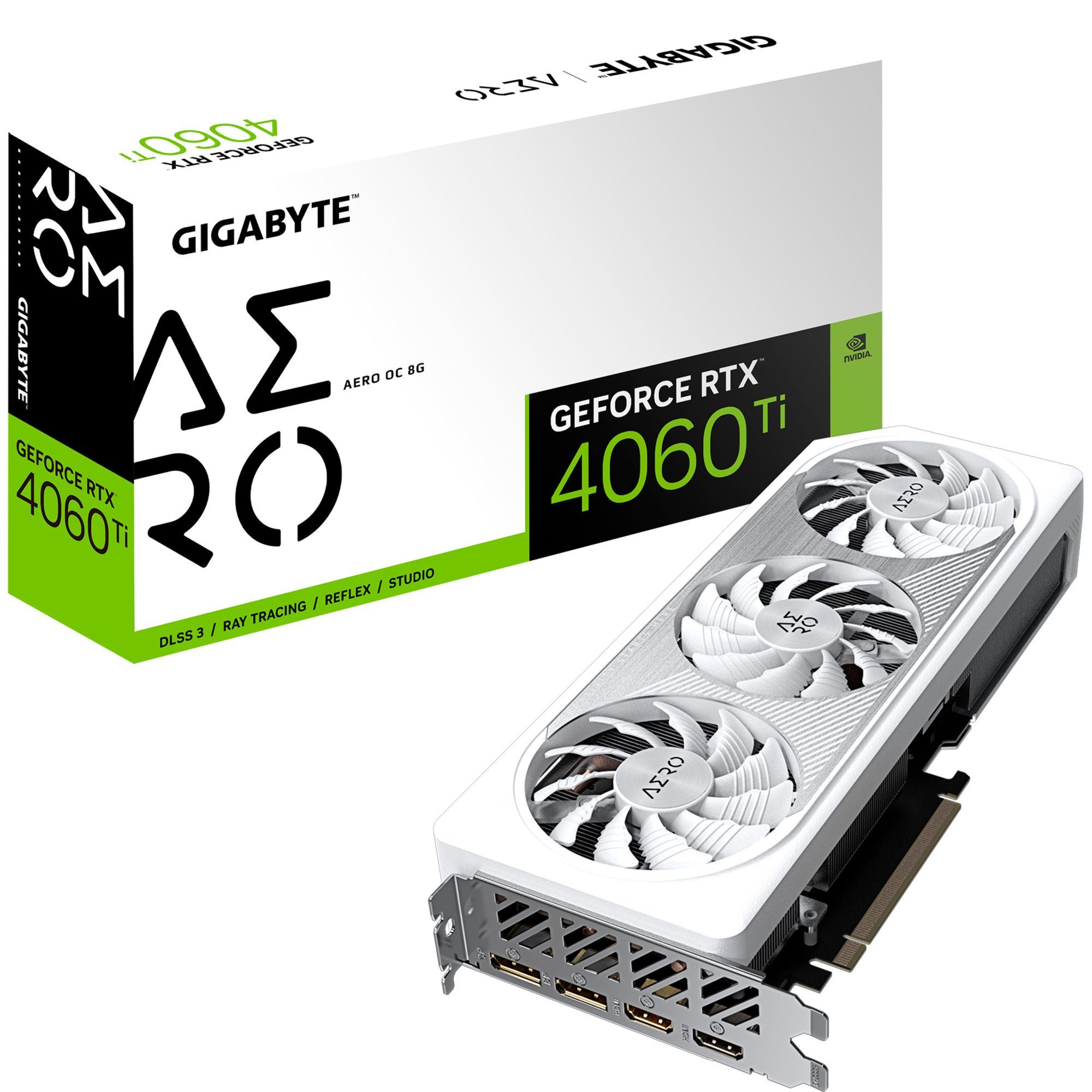 Gigabyte GeForce RTX 4060 Ti AERO OC 8G Grafikkarte (8 GB)