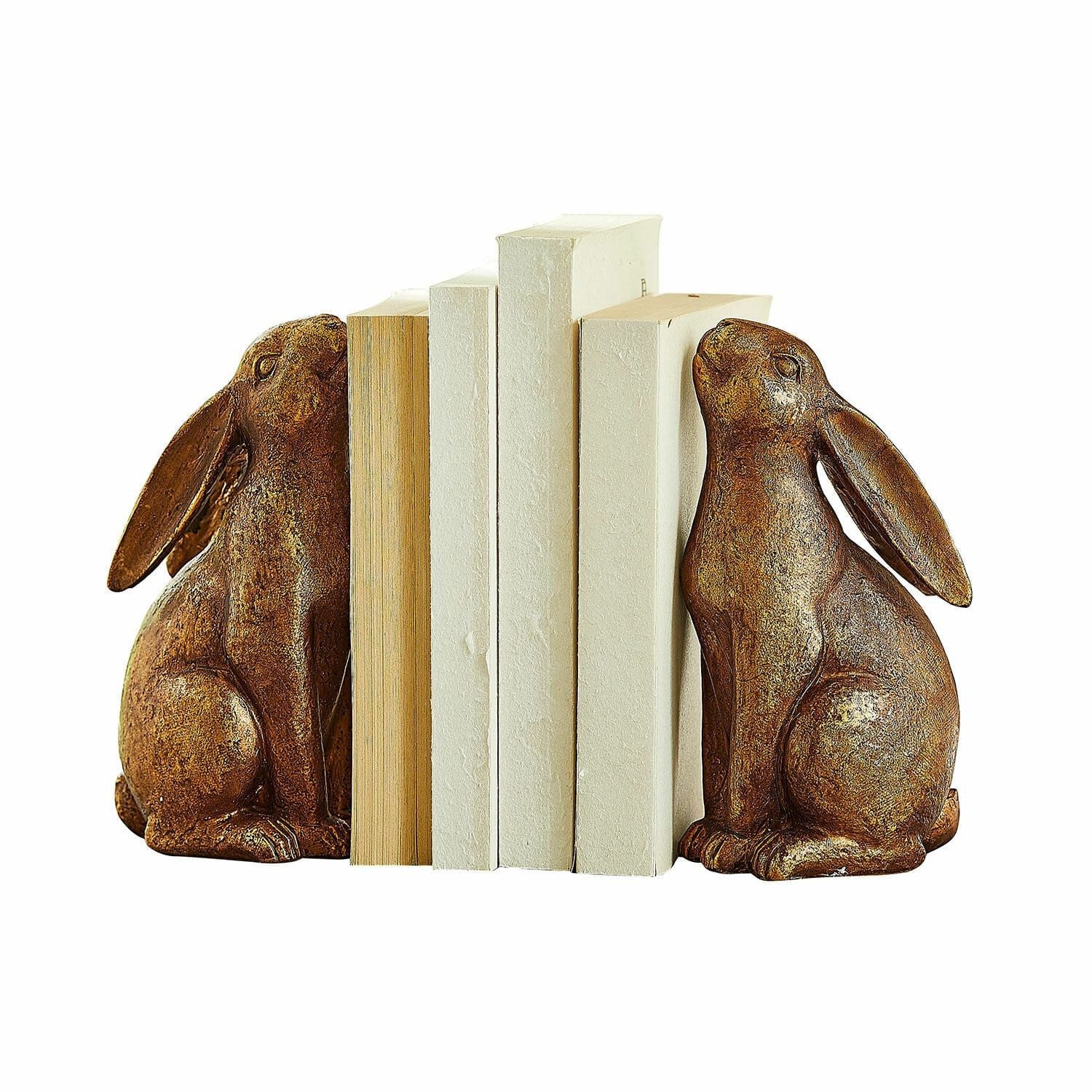 Mirabeau Osterfigur Buchstütze 2er Set Turexil antikmessing