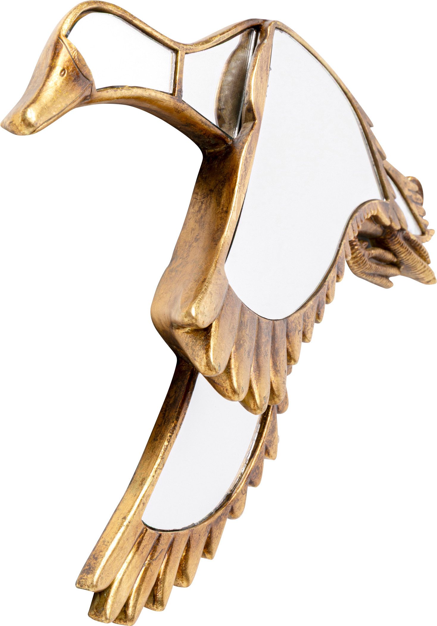 Kare Design Wanddekoobjekt Mirror, aus Glas und Polyresin