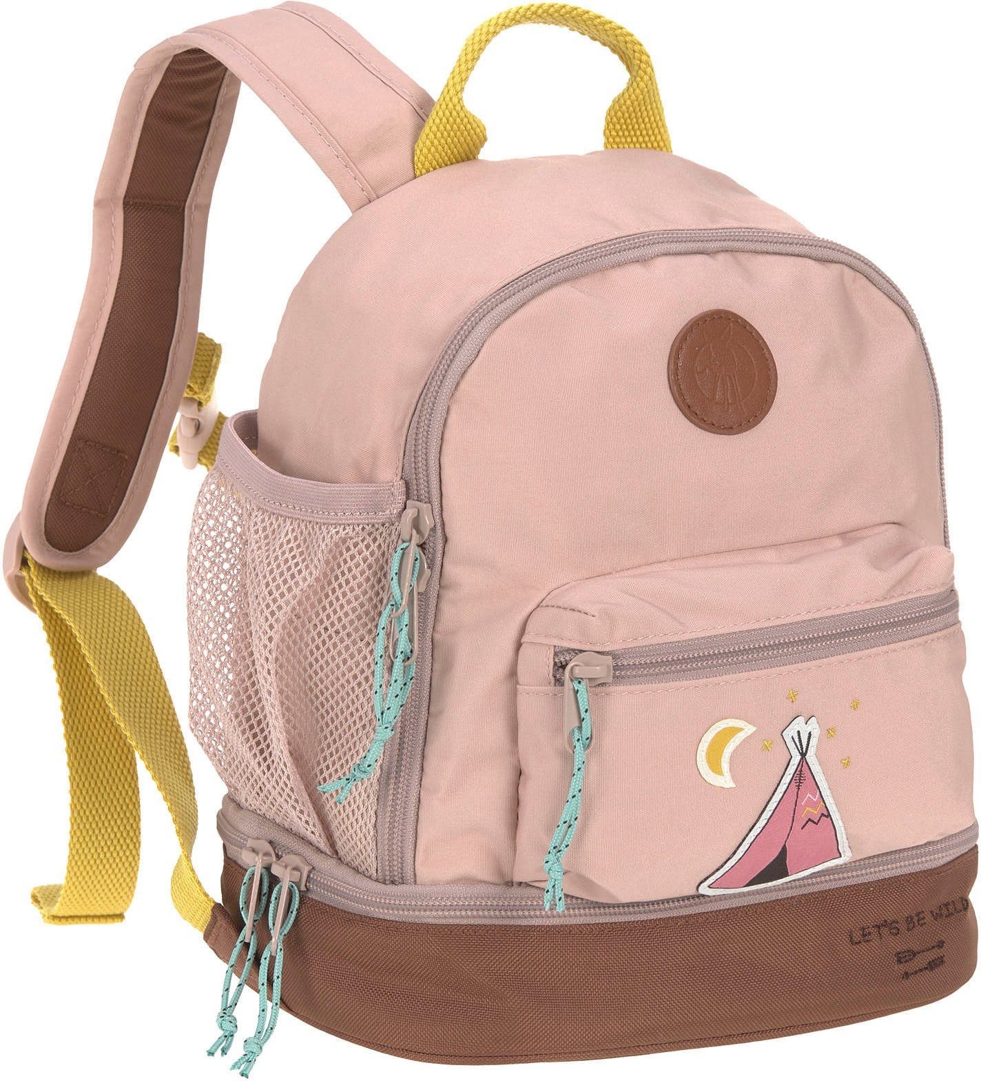 LÄSSIG Kinderrucksack Adventure, Tipi, Mini Backpack, PETA-approved vegan