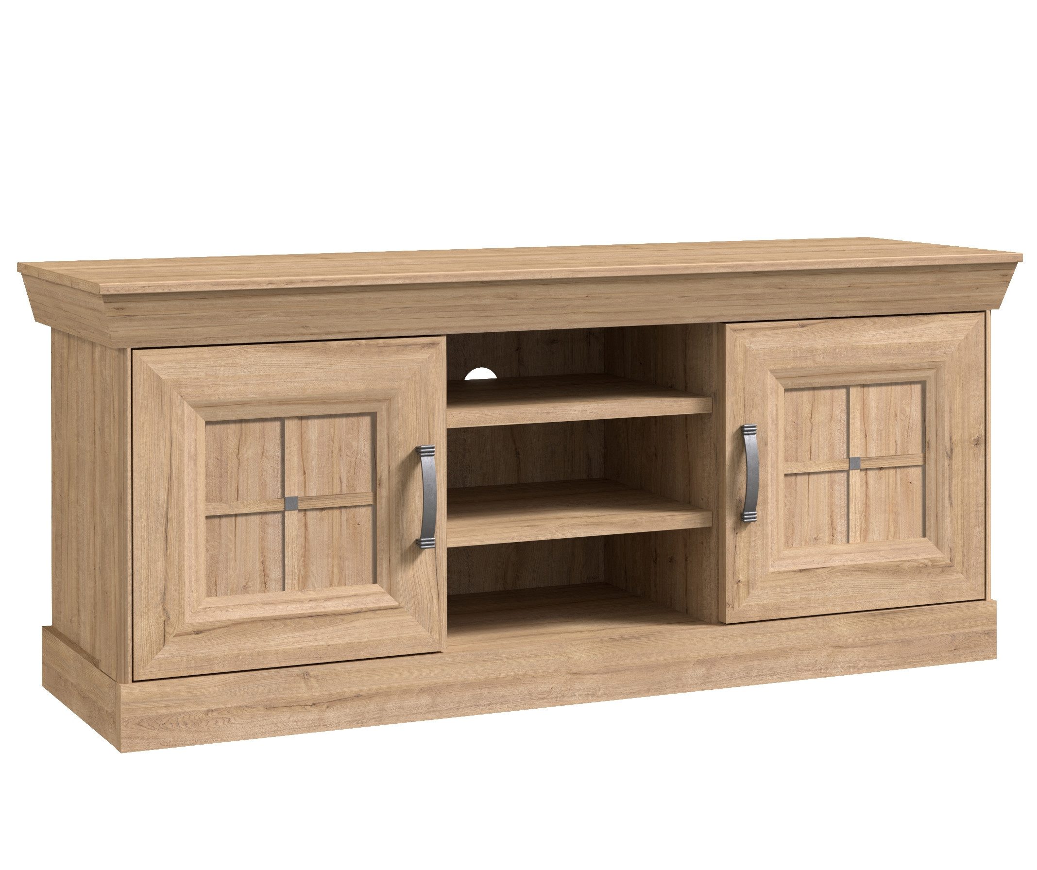 Newroom Lowboard Davis, TV Lowboard Waterford Eiche Modern TV Schrank Fernsehtisch Wohnzimmer