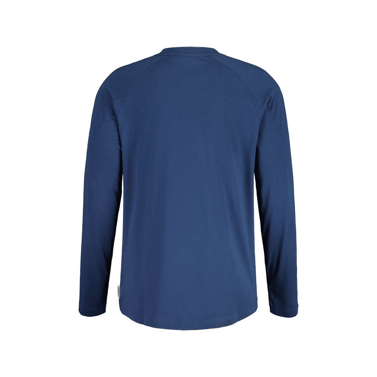 Maloja Langarmshirt dunkel-blau regular fit (1-tlg)