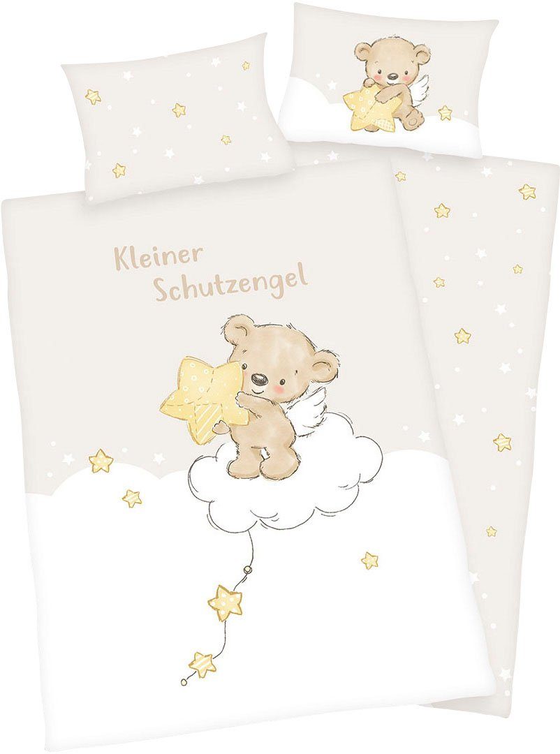 Baby Best Babybettwäsche kleiner Schutzengel, Renforcé, 2 teilig