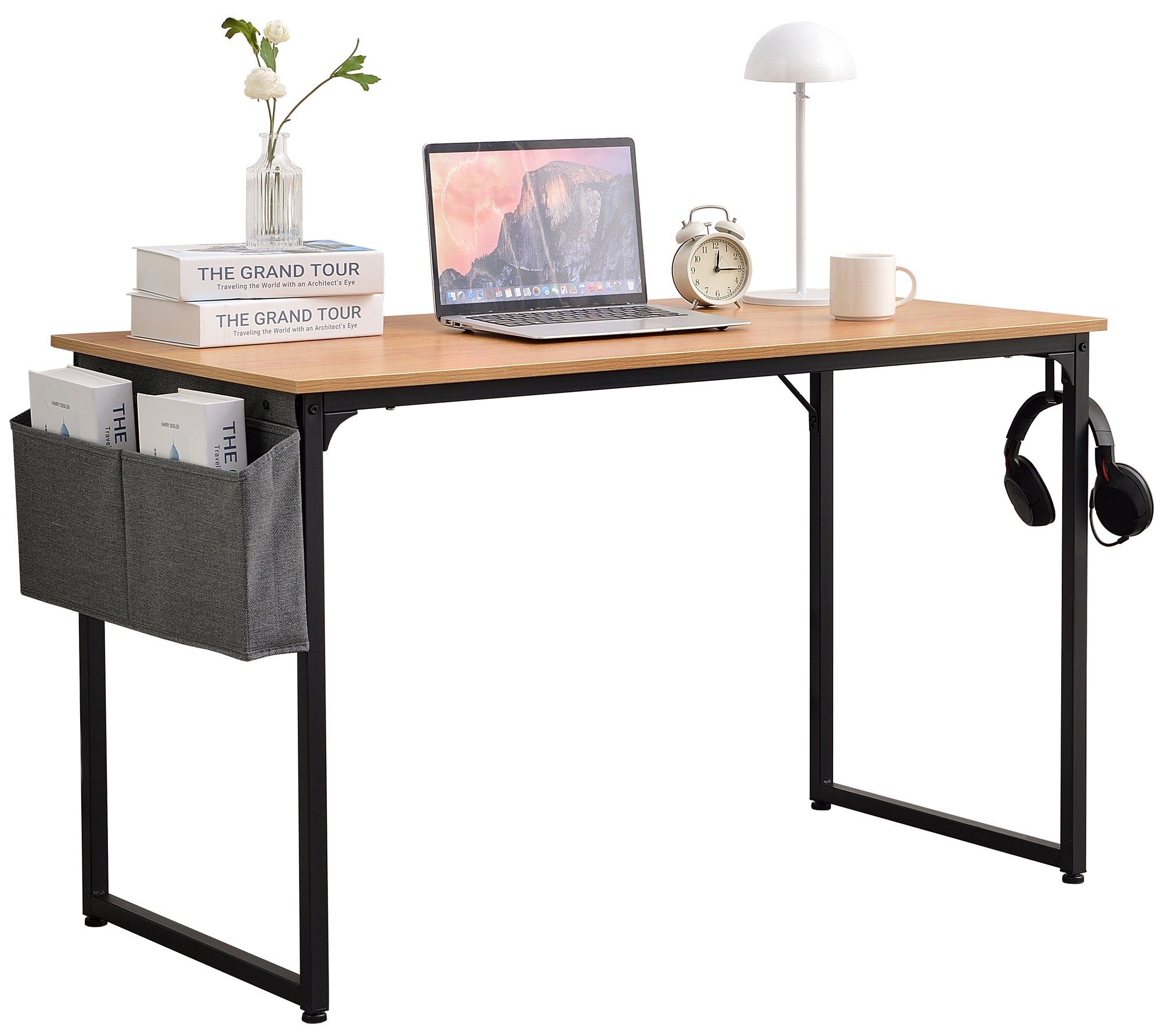 CLP Schreibtisch Greeley, Industrie-Design, Tischplatte aus MDF natura