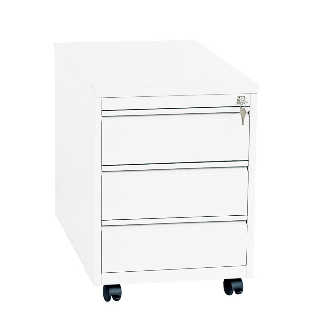 Steelboxx Контейнеры Büro Контейнеры - 3 Schubladen - 620 x 460 x 790 mm Bürocontainer, Stahl, komplett montiert und verschweißt