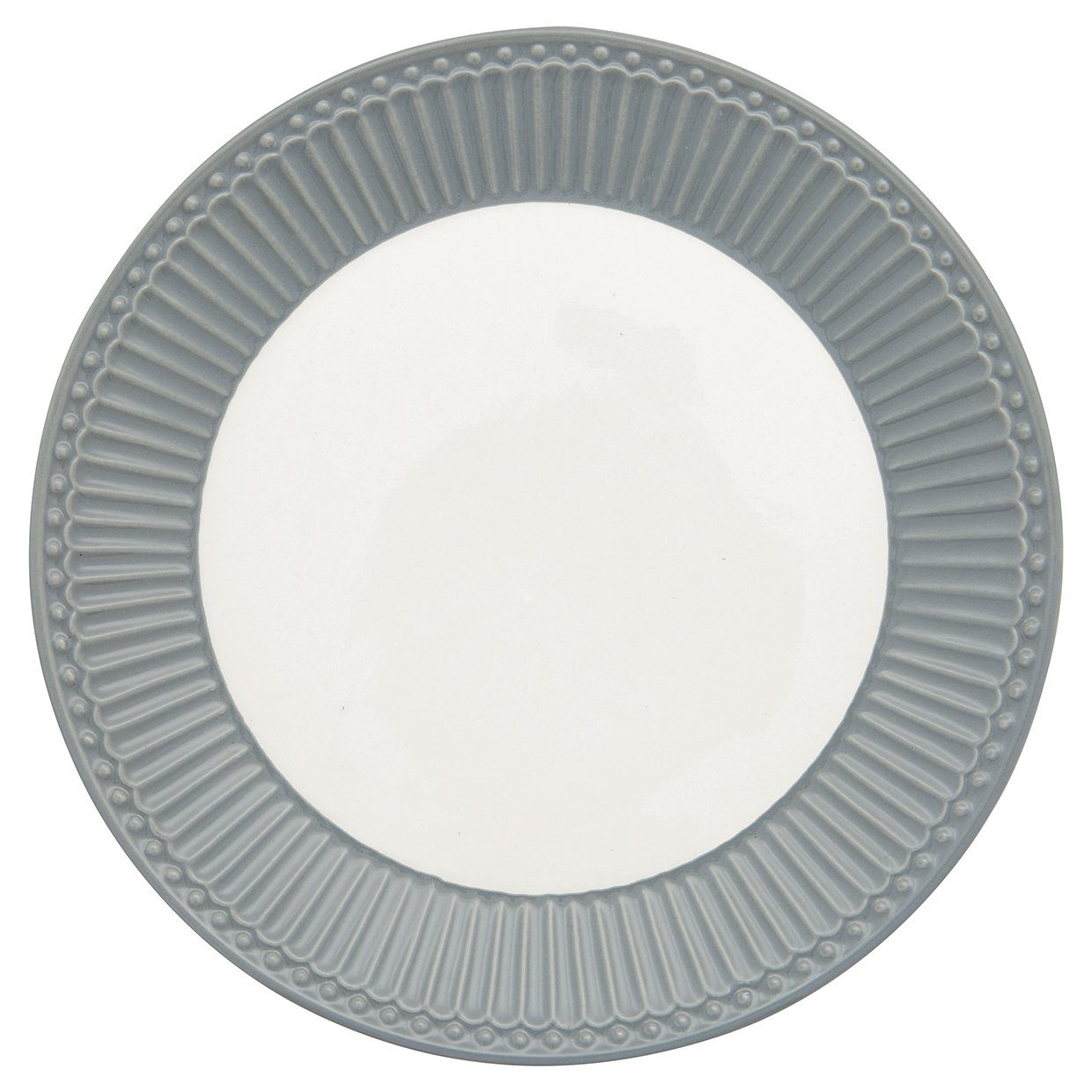 Greengate Frühstücksteller Alice Frühstücksteller stone grey 23 cm
