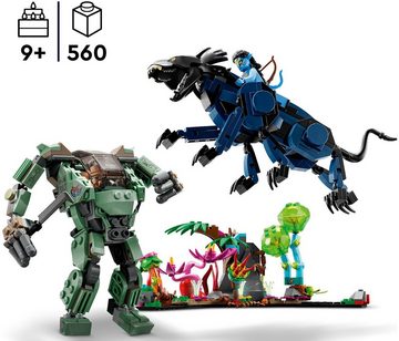LEGO® Konstruktionsspielsteine Neytiri und Thanator vs. Quaritch im MPA (75571), LEGO® Avatar, (560 St), Made in Europe
