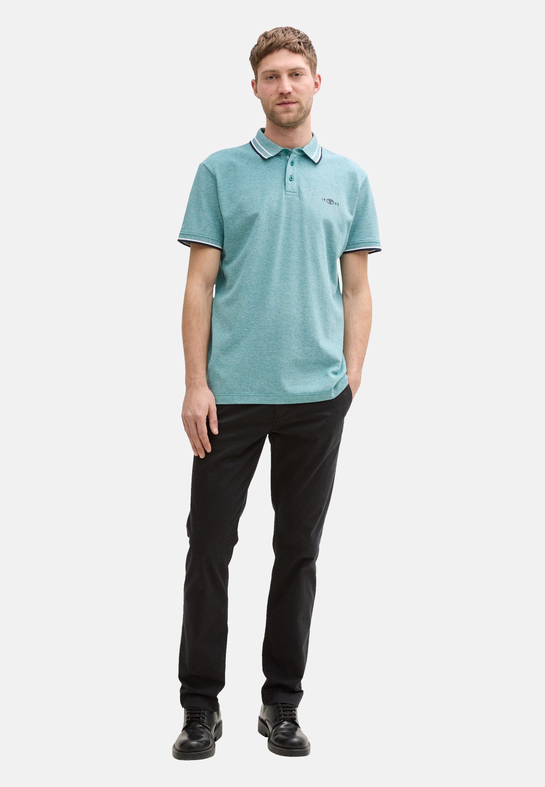 TOM TAILOR Poloshirt Poloshirt Kurzarmshirt mit Polokragen (1-tlg., 1) günstig online kaufen