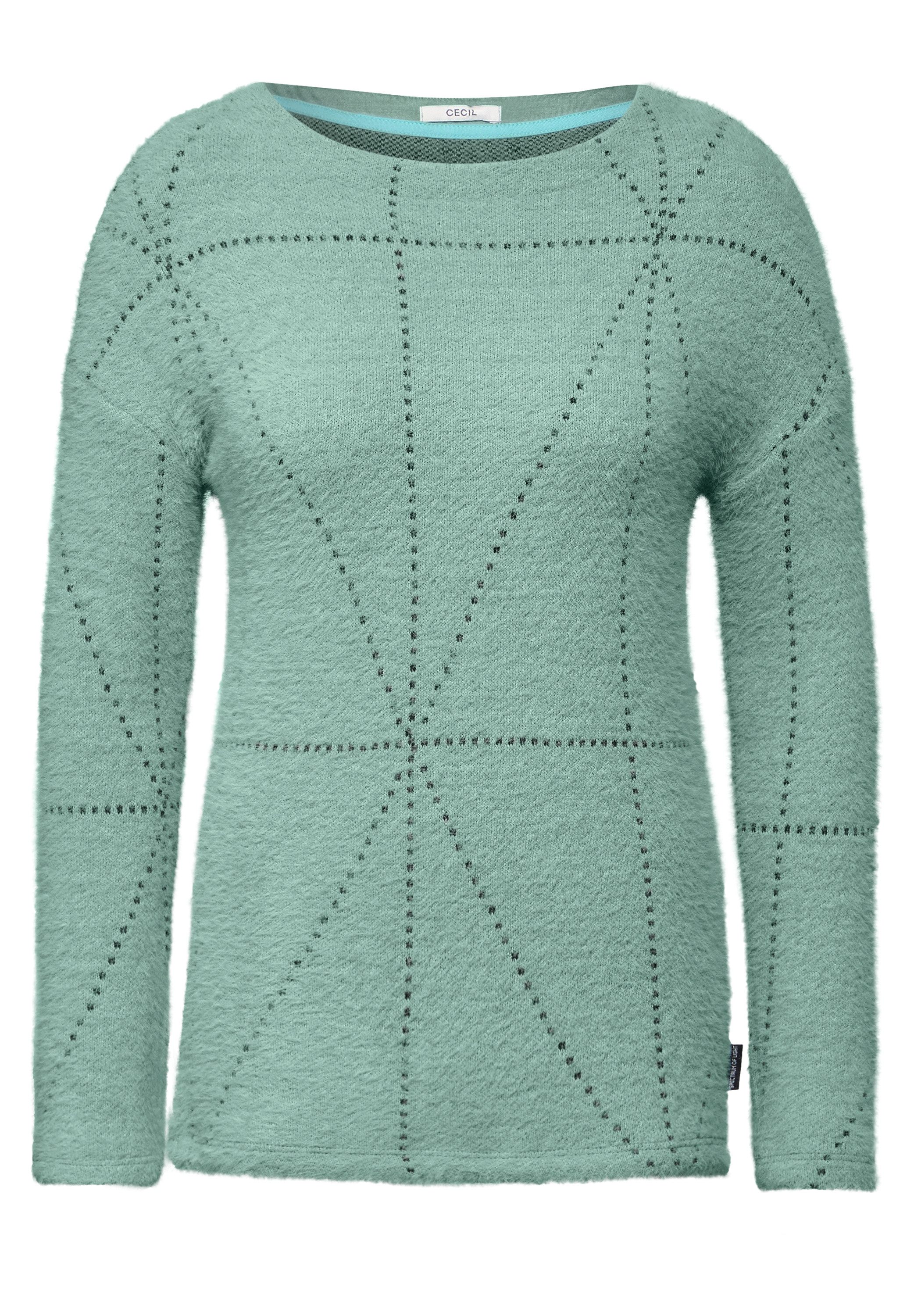 CECIL Langarmshirt mit U-Boot-Ausschnitt günstig online kaufen