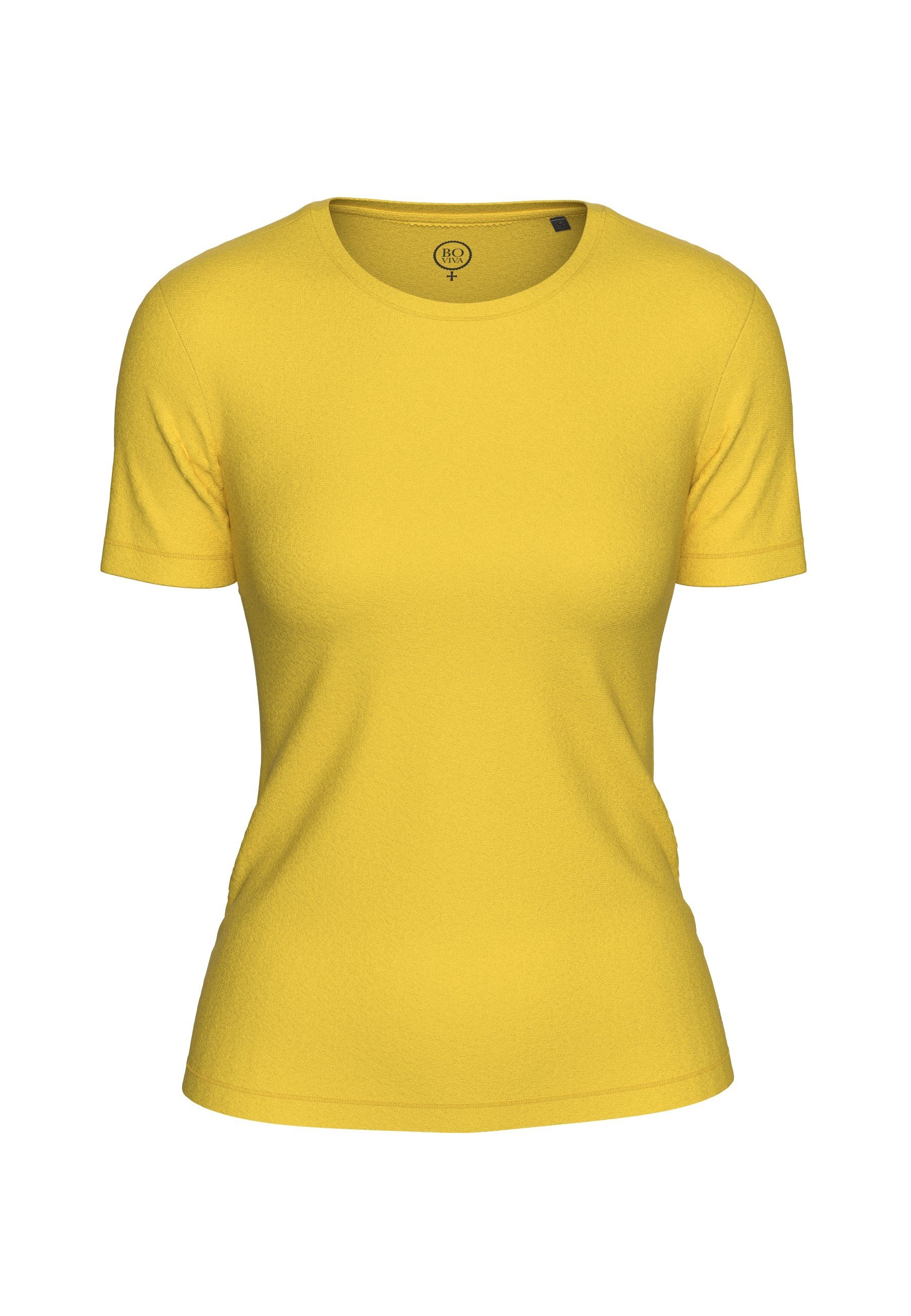 soft Kurzarmshirt Venus (1-tlg) BOVIVA Jersey yellow