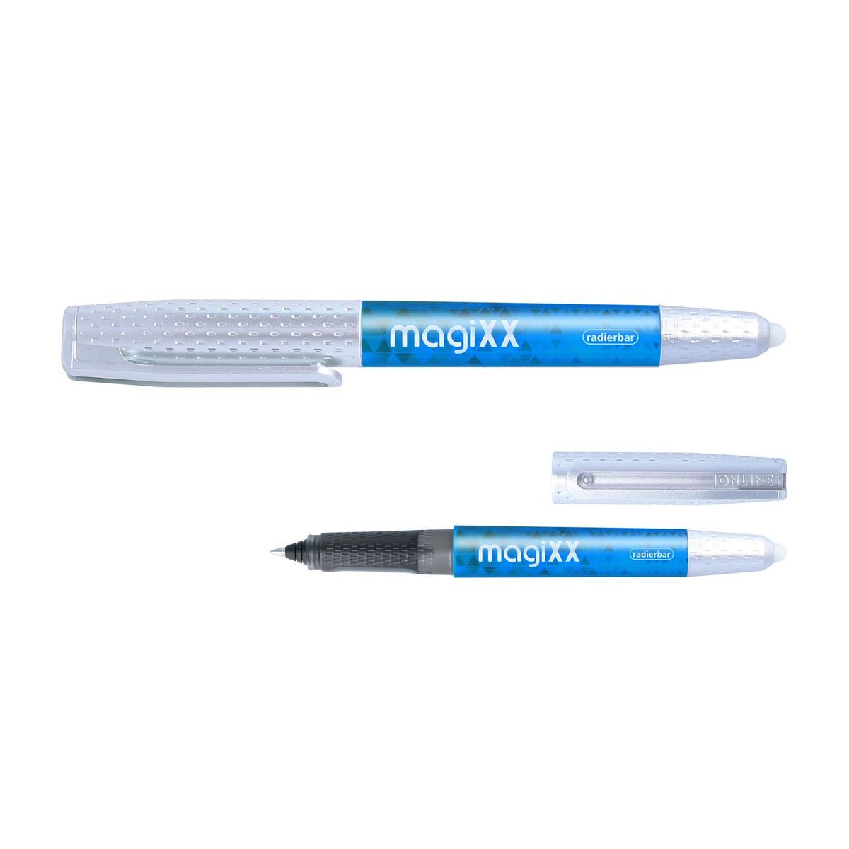 Online Pen Kugelschreiber ONLINE Rollerball magiXX radierbar nachfüllbar blau