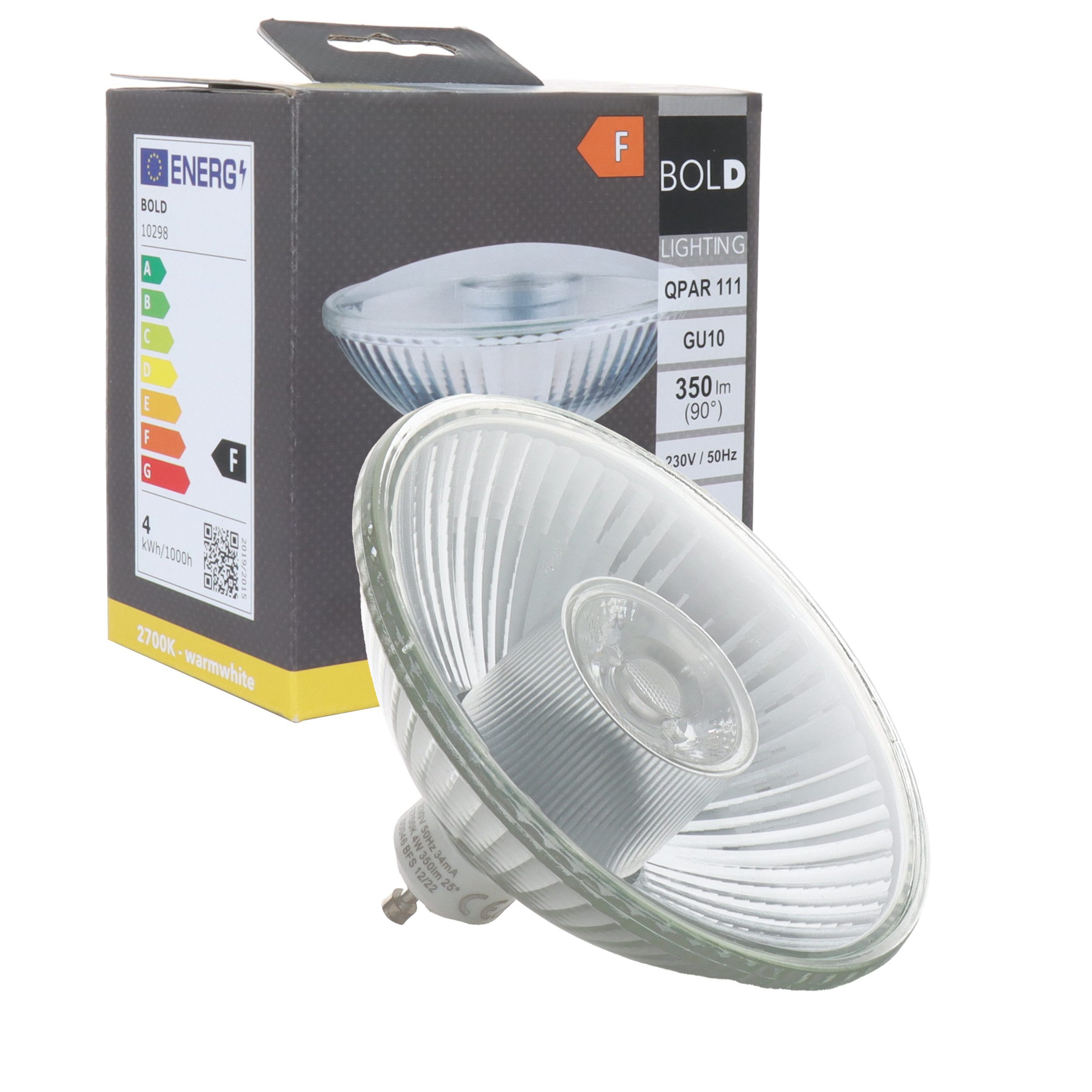 BOLD LED-Leuchtmittel Quinn, GU10, Warmweiß