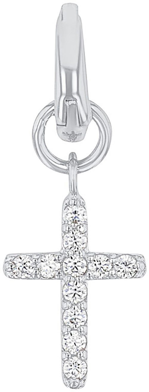 Amor Charm Kreuz, mit Zirkonia (synth)