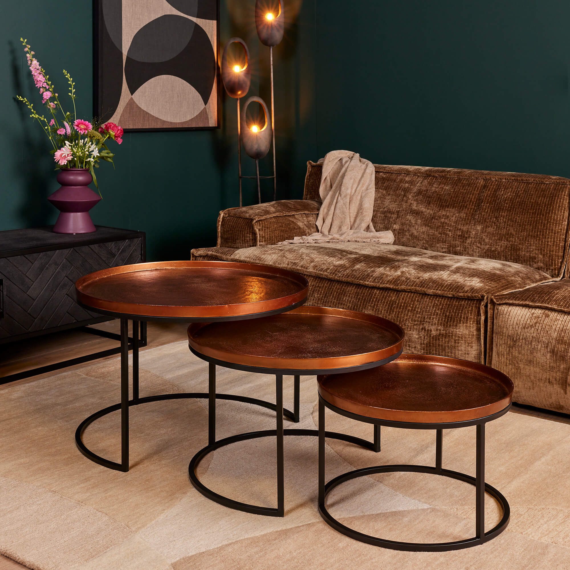 Couchtisch Couchtisch-Set Clint