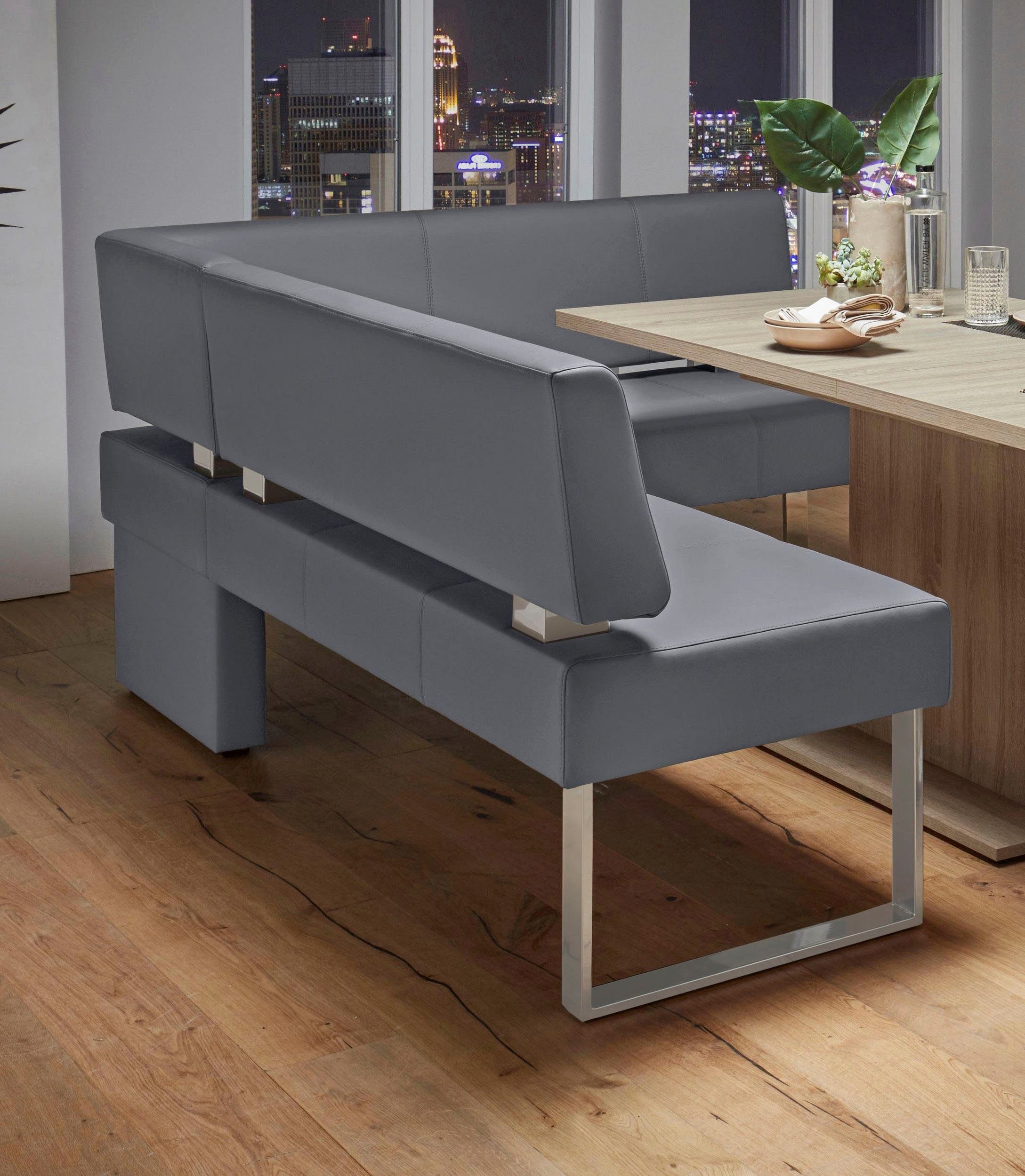 OTTO home Eckbank Rab, in 2 Breiten (180 oder 200 cm), Bezug in verschiedenen Qualitäten