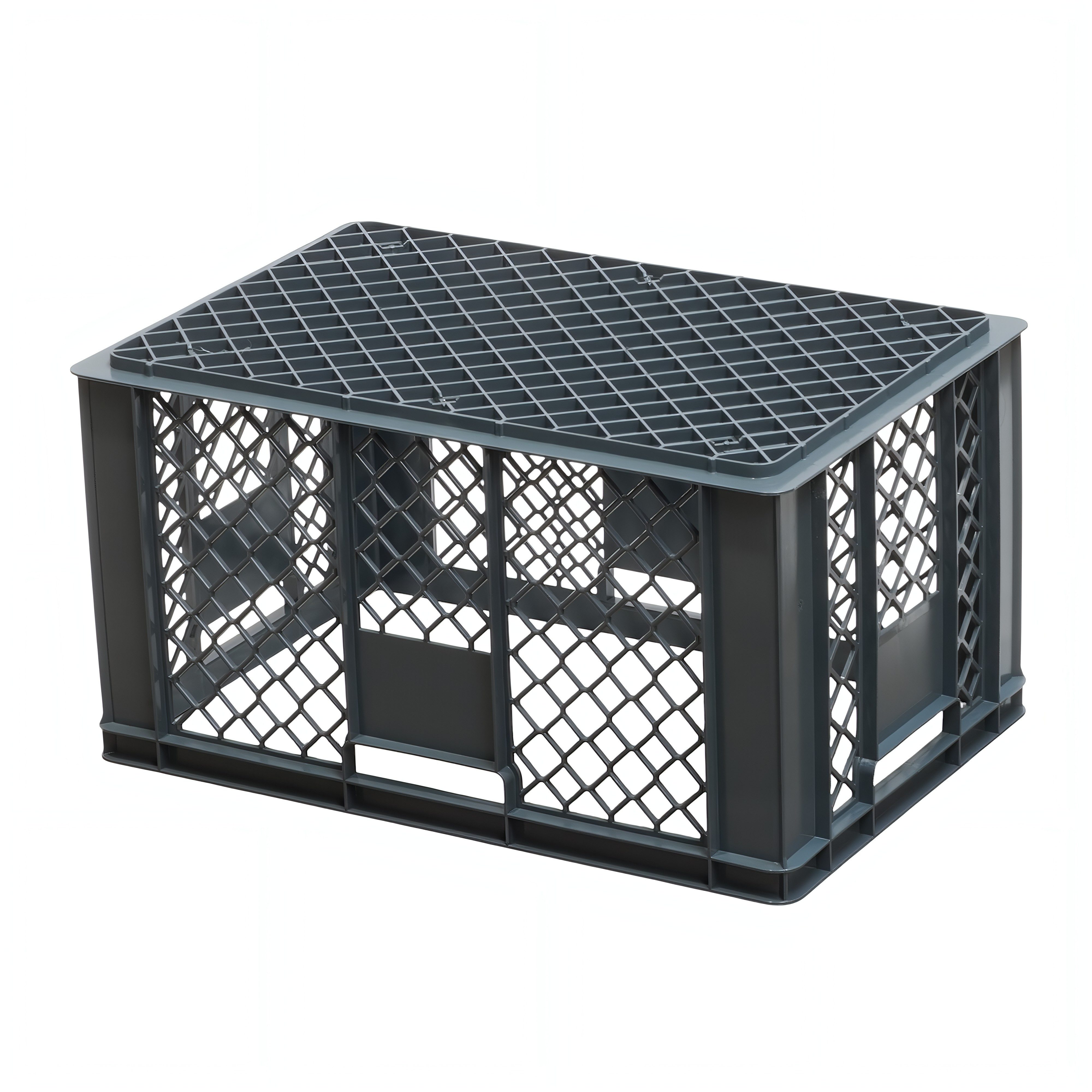 Logiplast Stapelbox 4 Stück Bäckerkisten / Brotkisten 600 x 400 x 320 mm