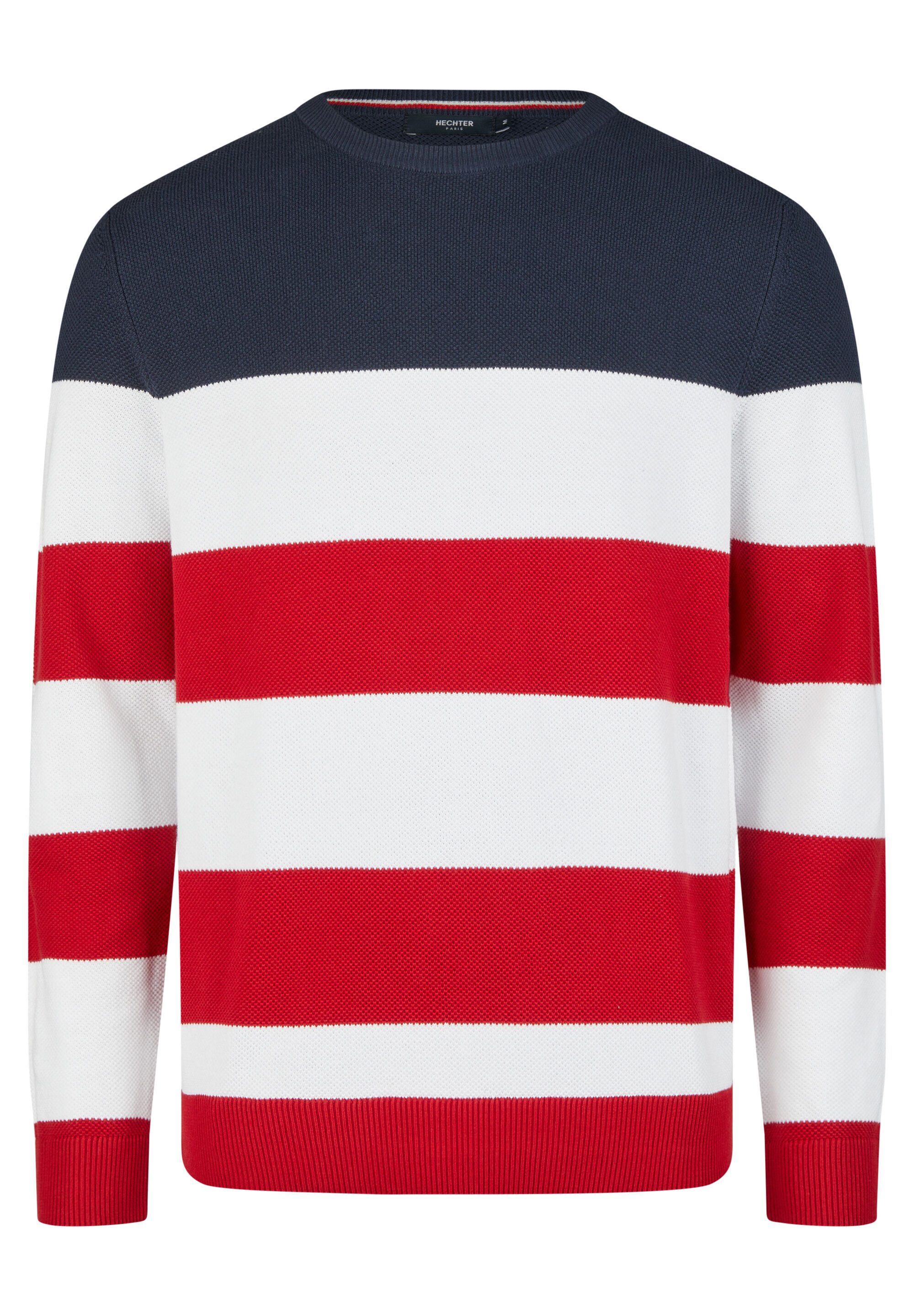 HECHTER PARIS Strickpullover im modischen Colour-Blocking-Design günstig online kaufen