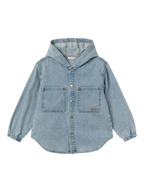 Name It Kurzjacke Trendiges Denim Hemd für Jungs Stylische Designs Regular Fit 7133 in Hellblau