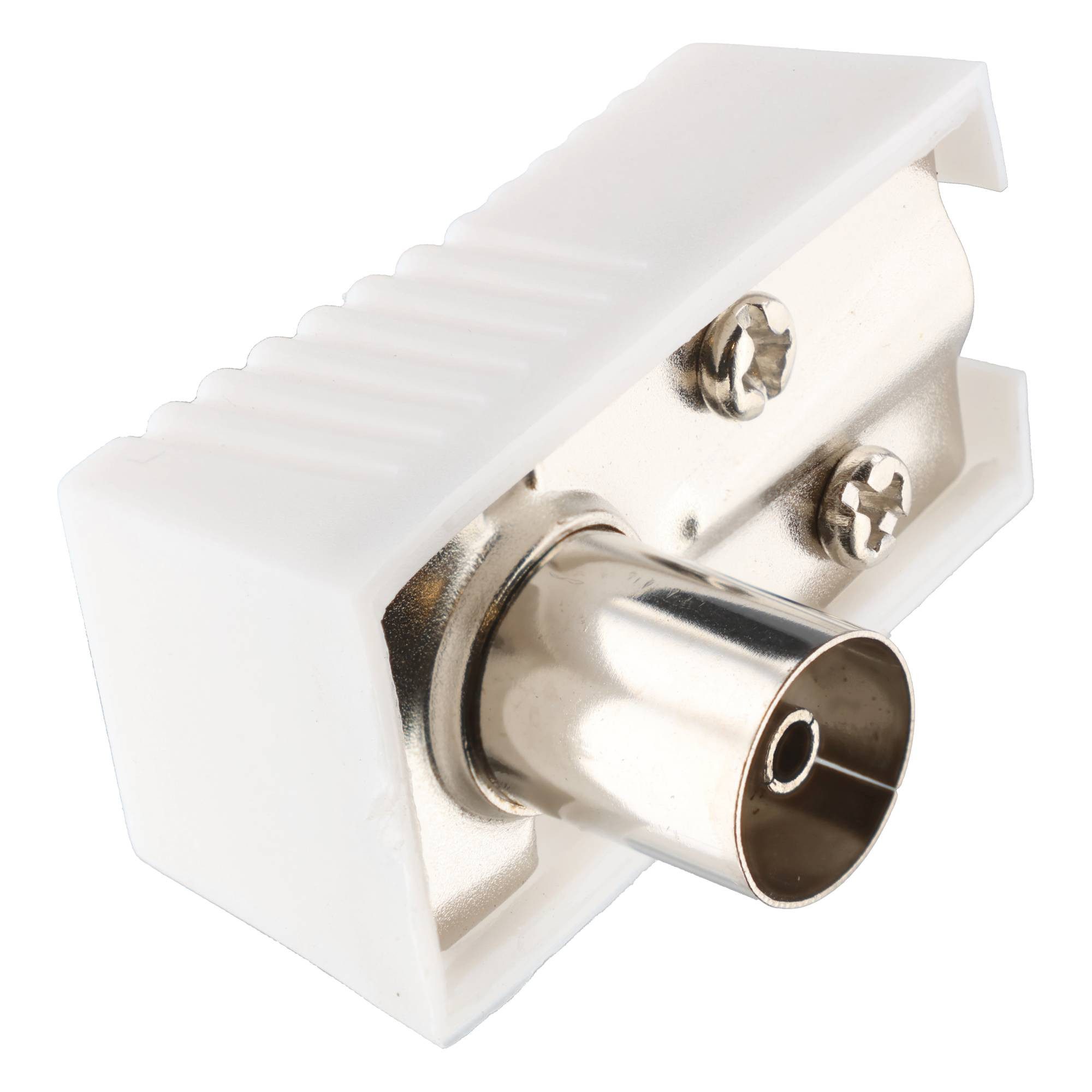 Goobay Goobay Koax-Winkelkupplung mit Schraubbefestigung - Adapter-Buchse au HDMI-Kabel