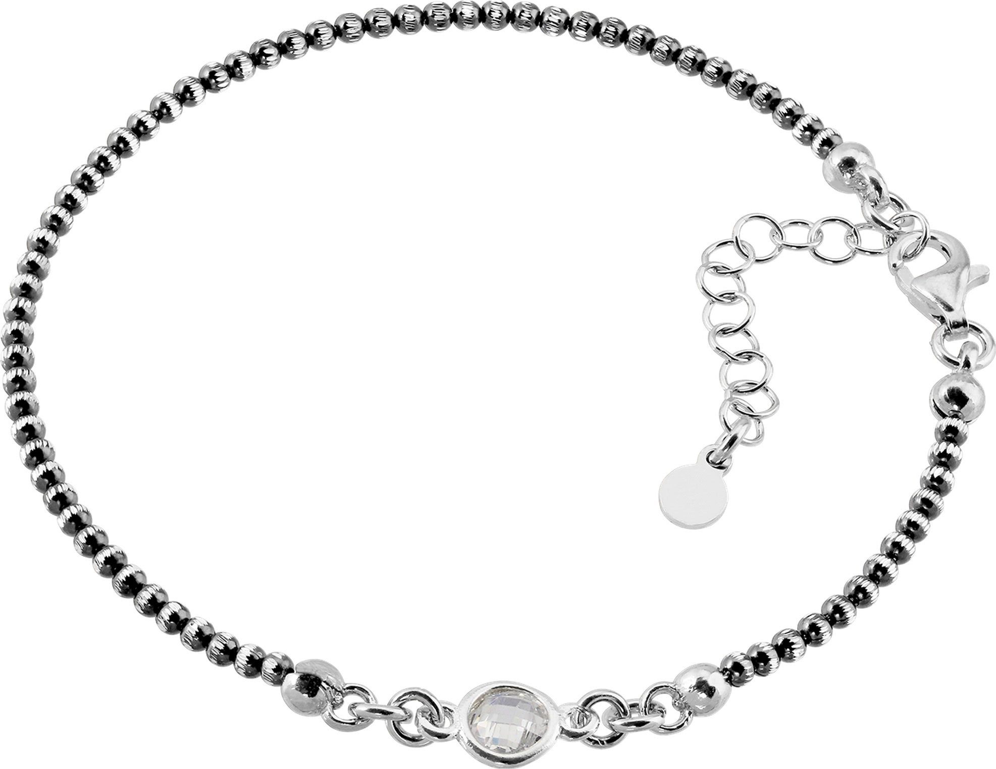 Silberarmband SilberDream Armschmuck 18cm silber weiß