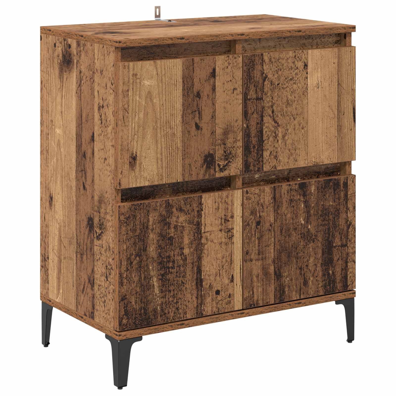 vidaXL Sideboard Sideboard Altholz 60 x 35 x 70 cm Verbundholz und Eisen (1 St)