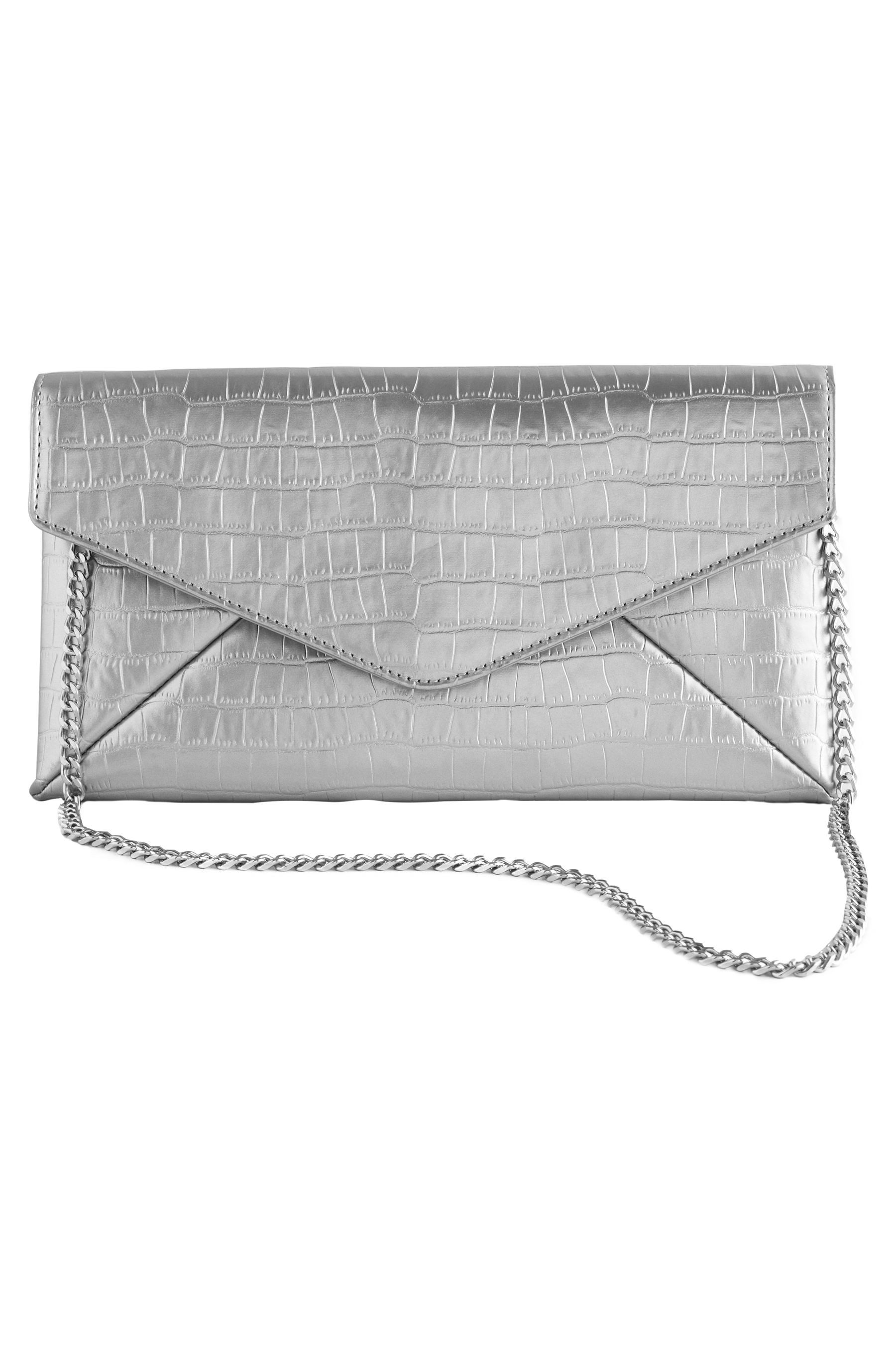 Next Clutch Kuvert-Clutch in Kroko-Optik (1-tlg)