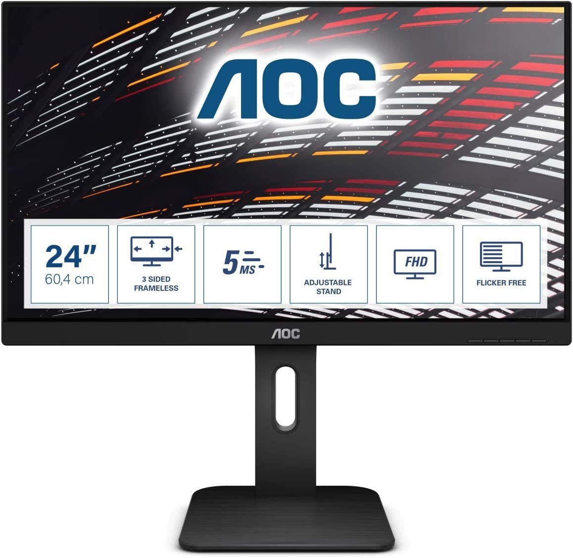 AOC 24P1 - LED-Monitor - schwarz LED-Monitor