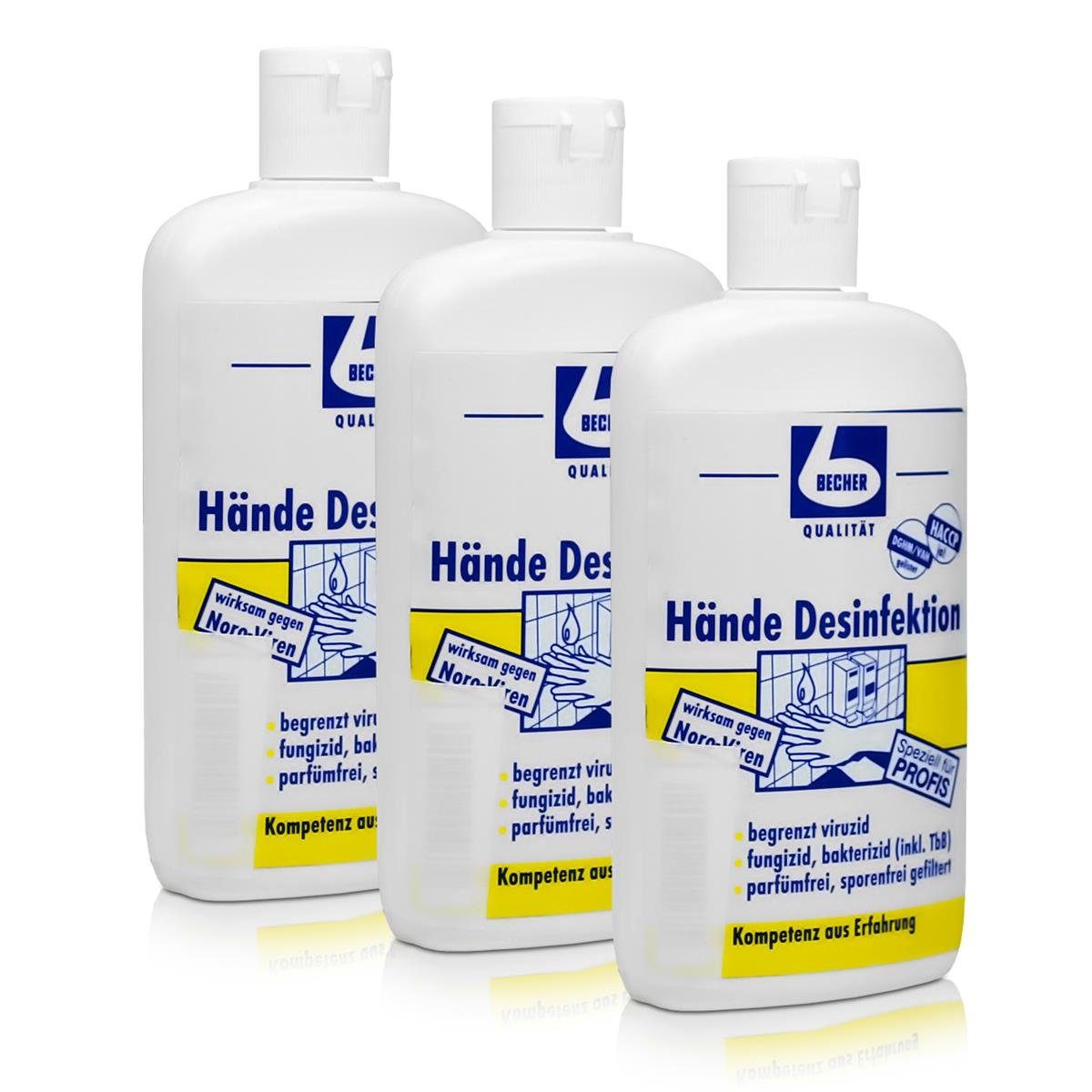 Dr. Becher Handseife Dr. Becher Hände Desinfektion 100ml Parfüm- und farbstofffreies Gel (3