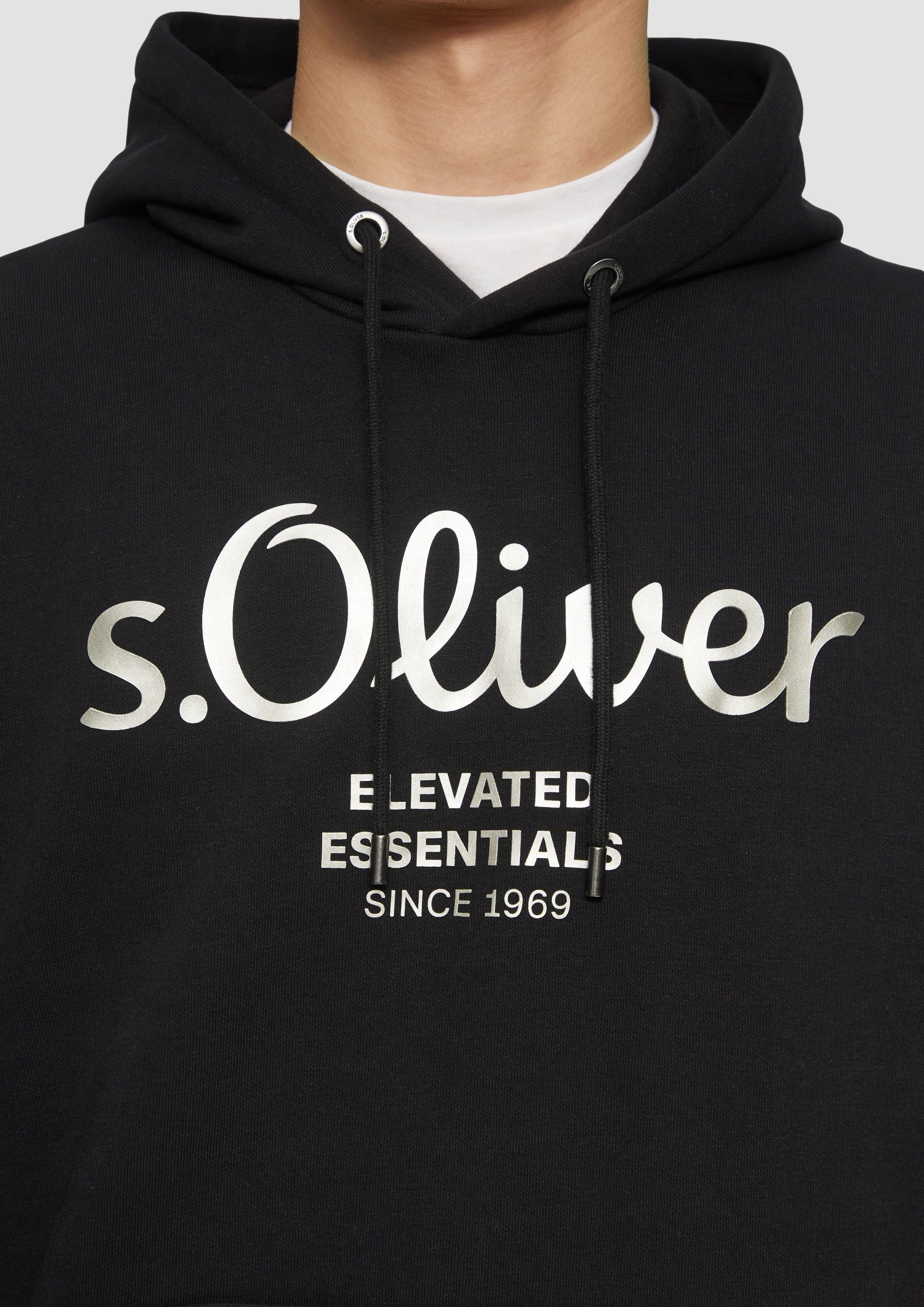 s.Oliver Sweatshirt Hoodie mit Gold- oder günstig online kaufen