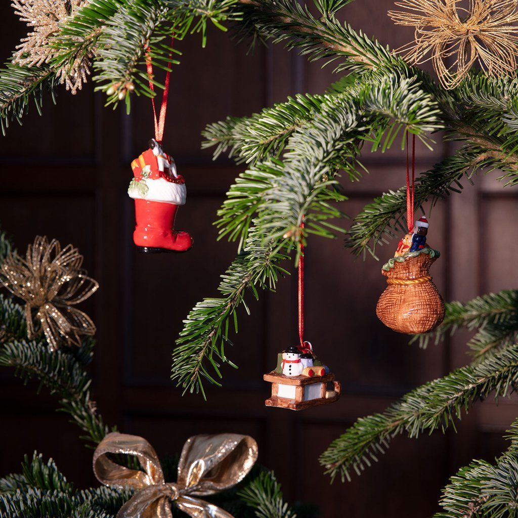 Villeroy & Boch Dekofigur Nostalgic Ornaments Ornamente Geschenke 3tlg. (Set, 3 St)