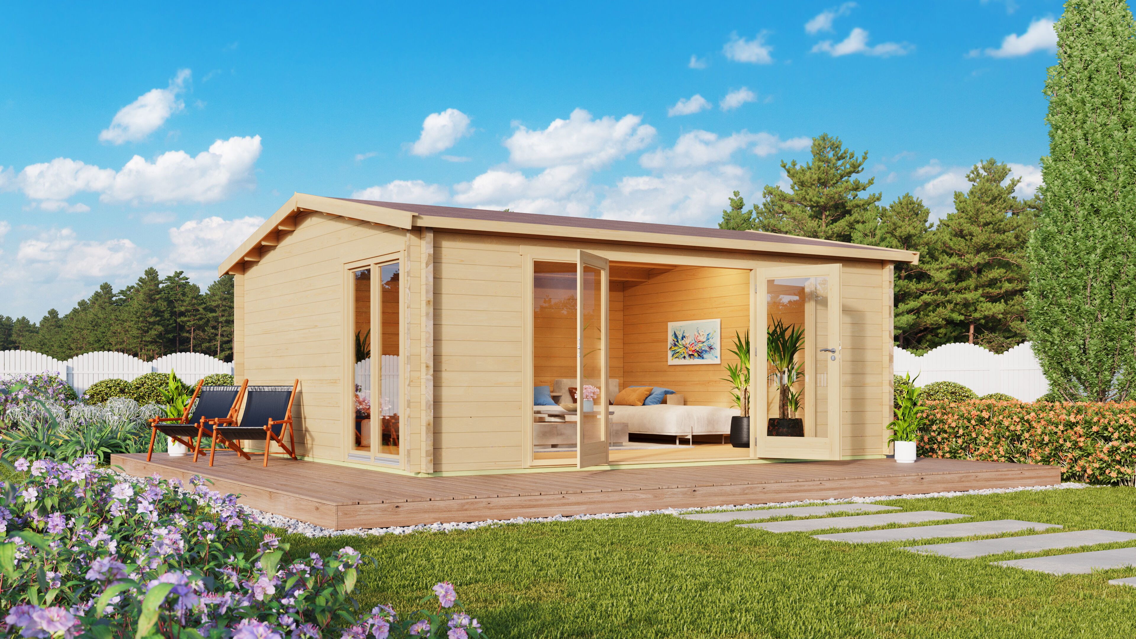 Fjordholz Gartenhaus Davos 70 B