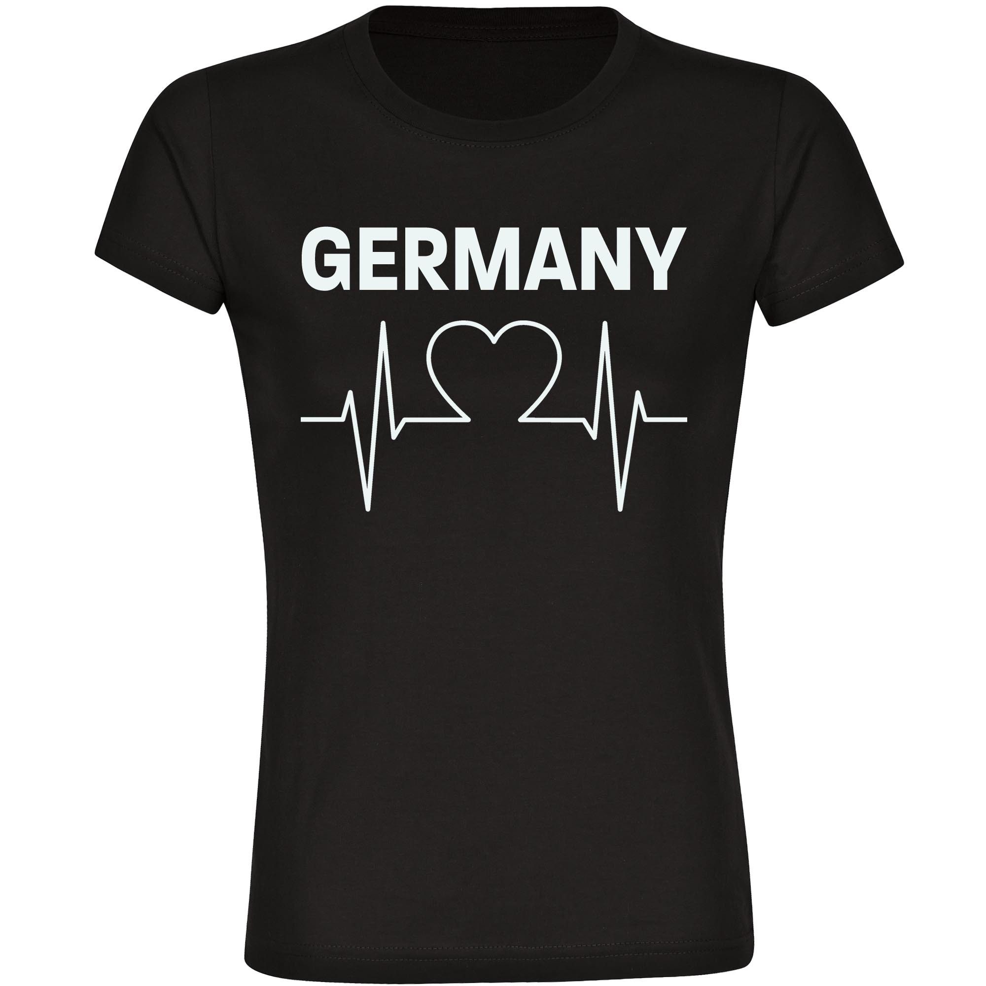 T-Shirt Damen Germany - Herzschlag - Frauen