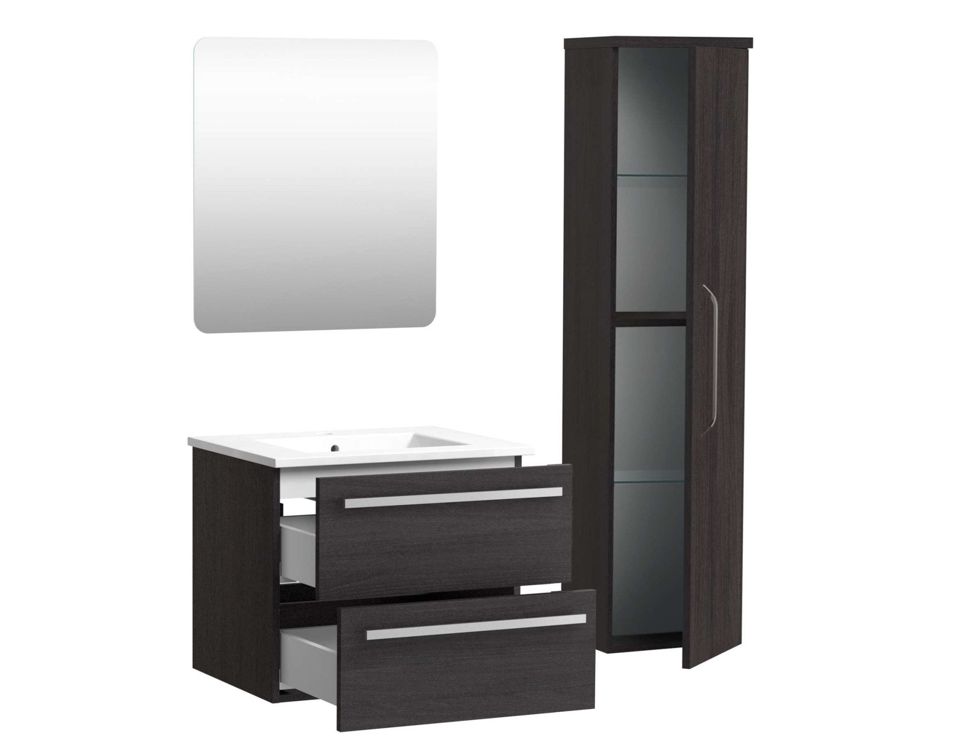 welltime Hochschrank Serena mit Soft-Close-Funktion, Breite 35 cm, FSC®-zertifiziertes Material – Bild 4 von 5