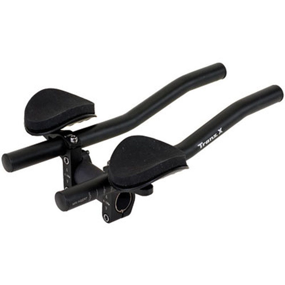 Fahrradlenker Lenkeraufsatz Trans-X Triathlon-Aufsatz Schwarz Fahrrad / Bike