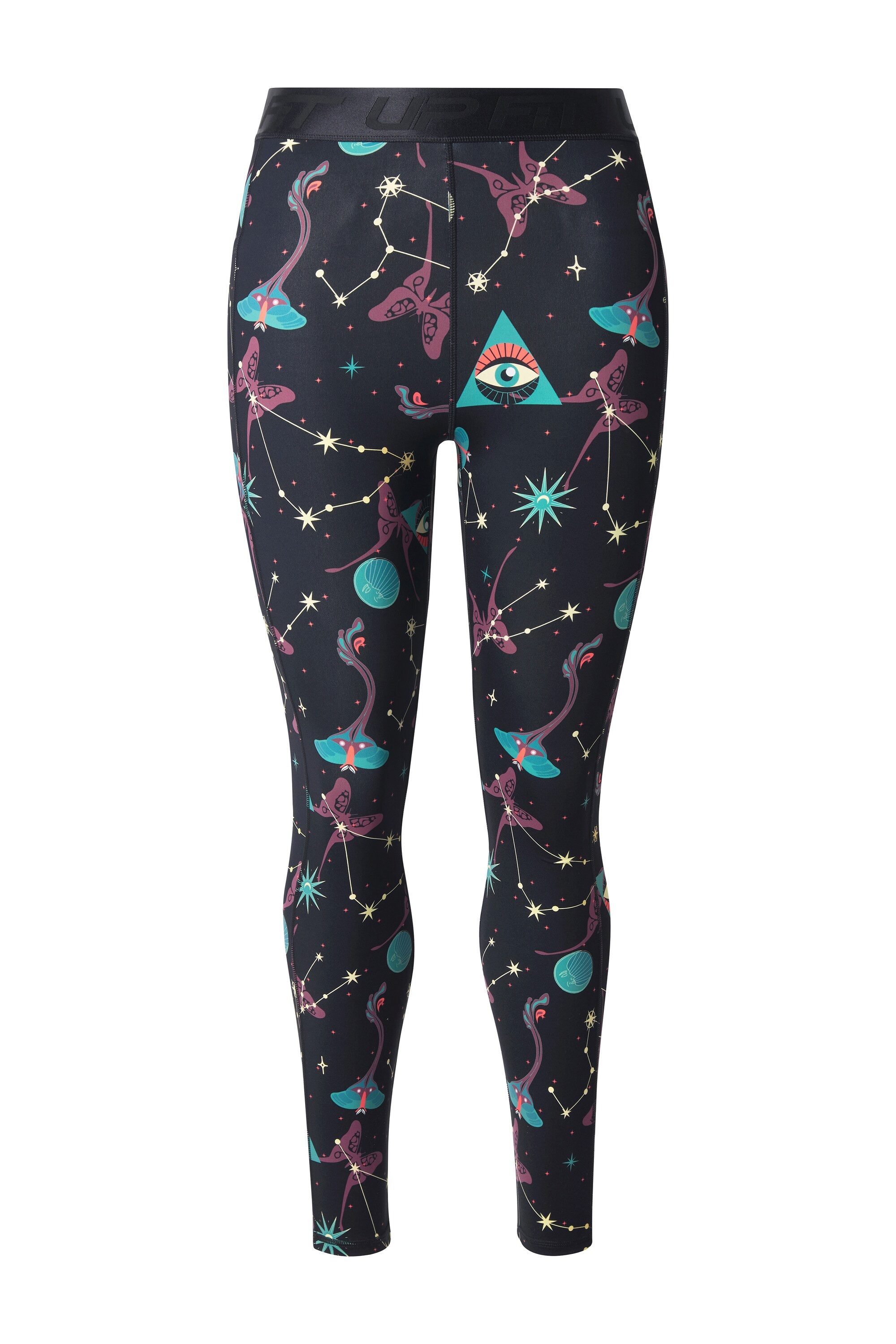 Ulla Popken Leggings Sport-Leggings schnelltrocknend Taschen recycelt günstig online kaufen