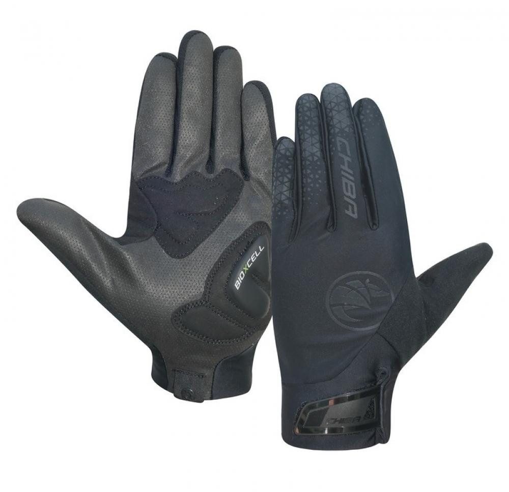 Fahrradjacke Chiba Handschuhe Bioxcell Touring lang schwarz Gr S/7