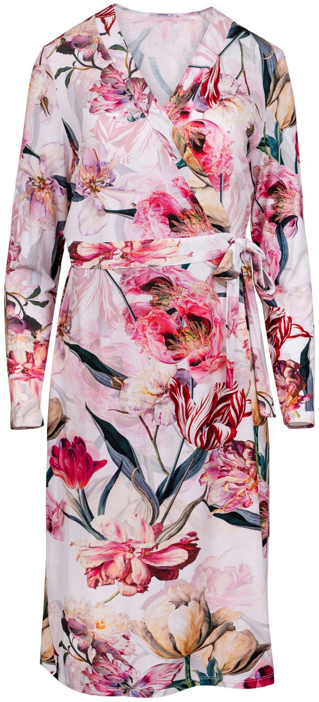 OH!ZUZA Kimono Damen Kimono mit Blumenmuster, Kurz, Viskosemischung, Kimono günstig online kaufen