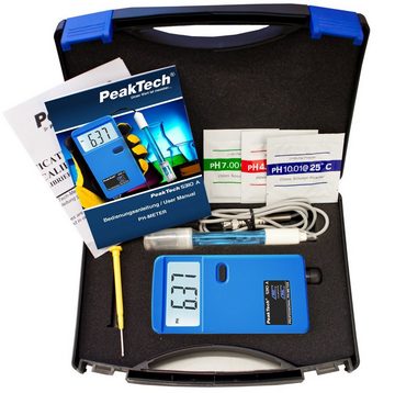 PeakTech Wassersensor PeakTech 5310 A: PH-Meter mit Kabelsonde ~ bis 14.00 pH