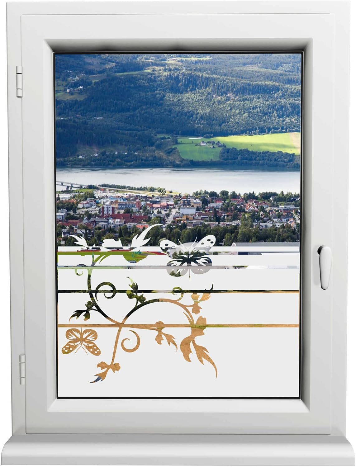 Fensterfolie Schmetterling Glasfolie – Sicht- & Sonnenschutz für Fenster & Bad