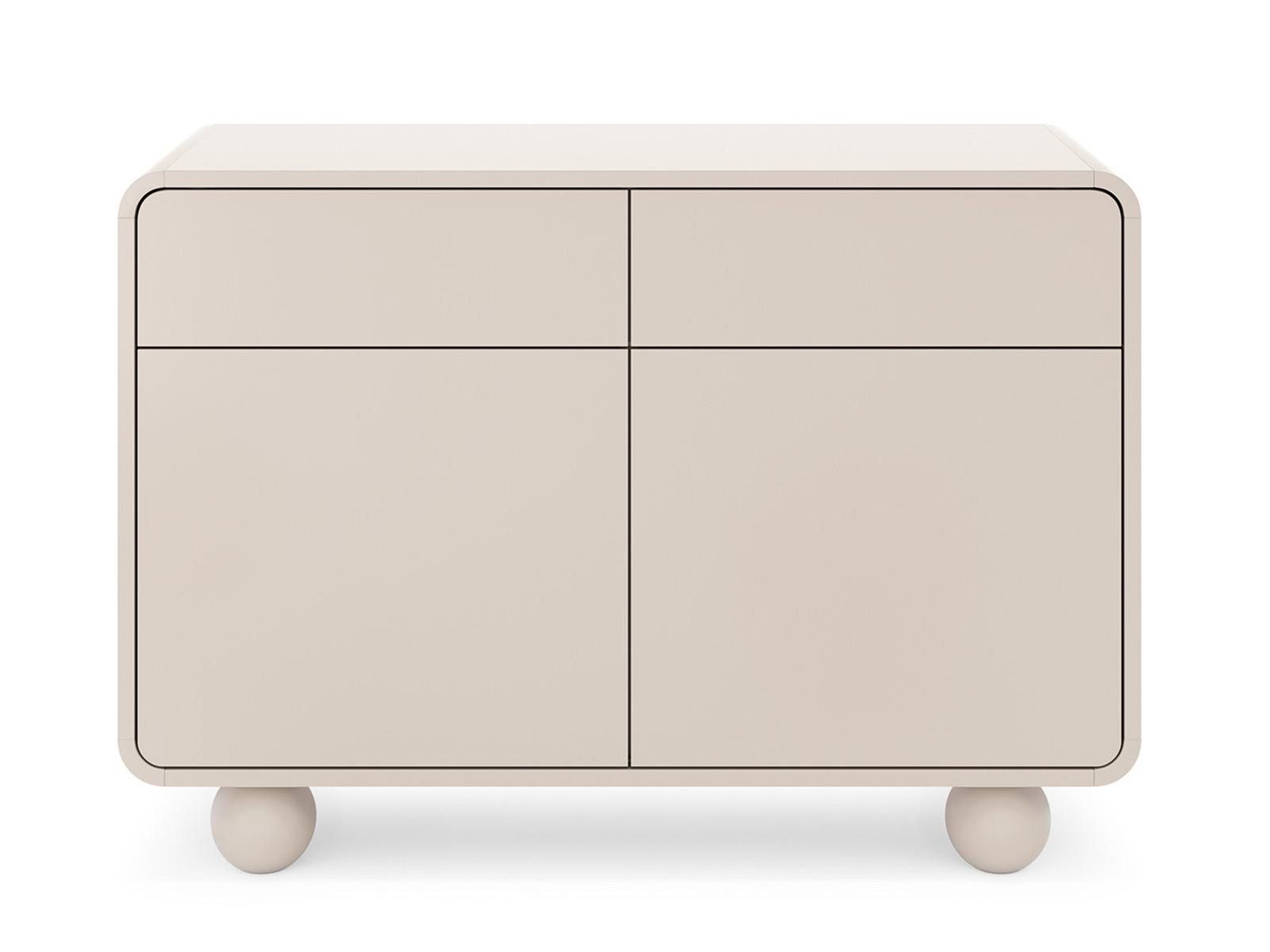 Compleo Kommode mit runden Füßen, Elegante, modern ALDOS, Sideboard