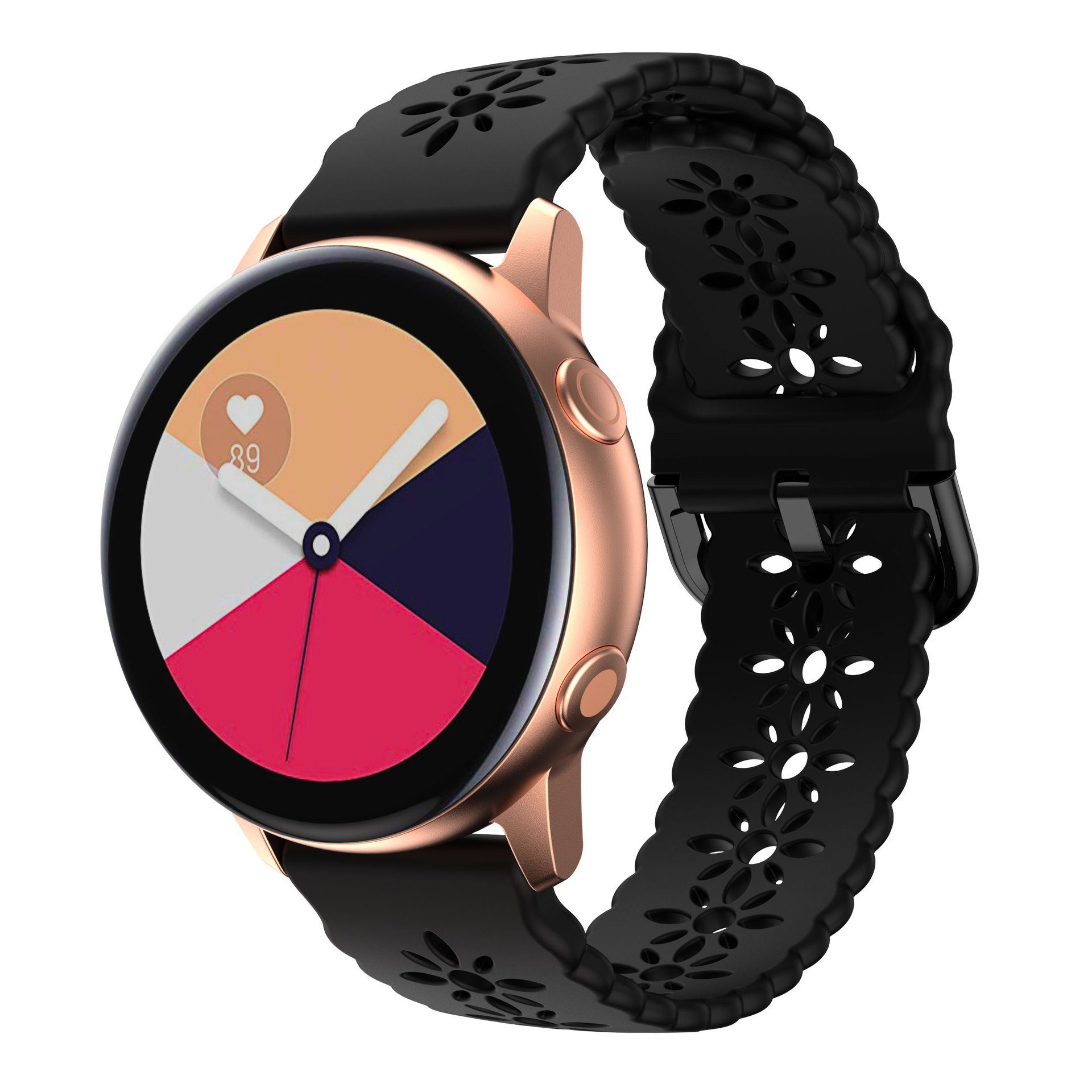 FELIXLEO Uhrenarmband Samsung Armbänder mit 5 Schwarz Watch Kompatibel /4, Galaxy Armband