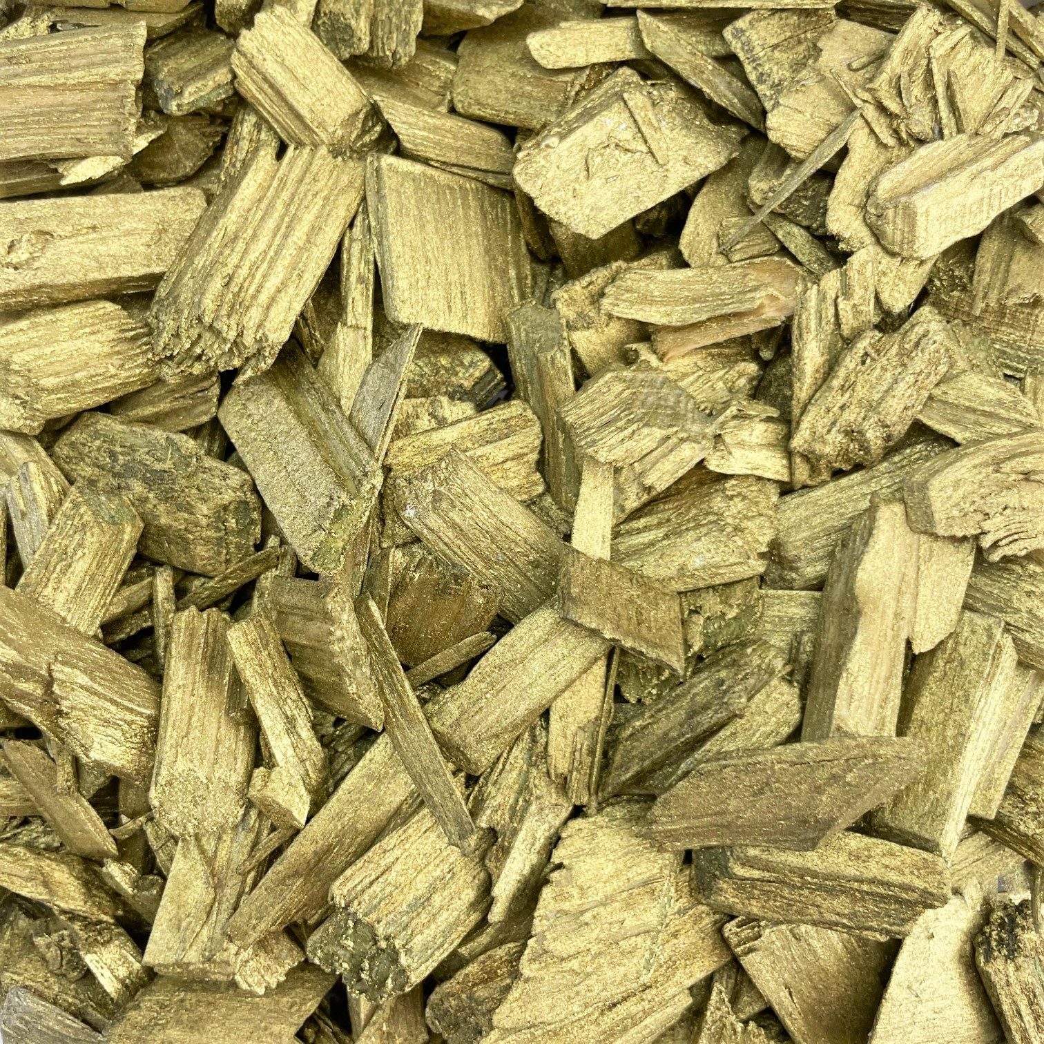 Eurosand Streudeko HOLZFLAKES 10-50mm. Holzgranulat, Holz Stücke. 1 Liter metallic GOLD