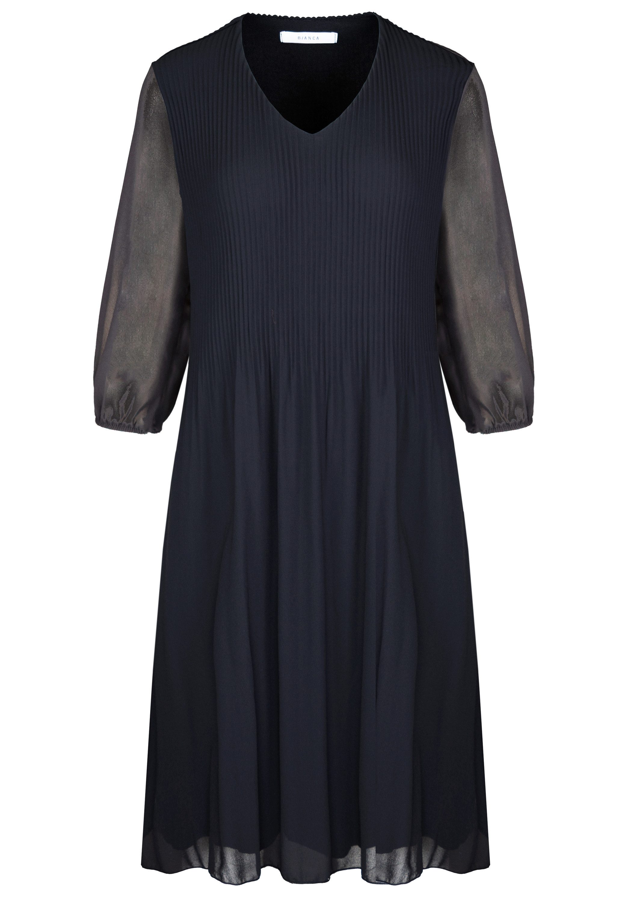 bianca Chiffonkleid KORA in klassischem 'Schwarz' günstig online kaufen