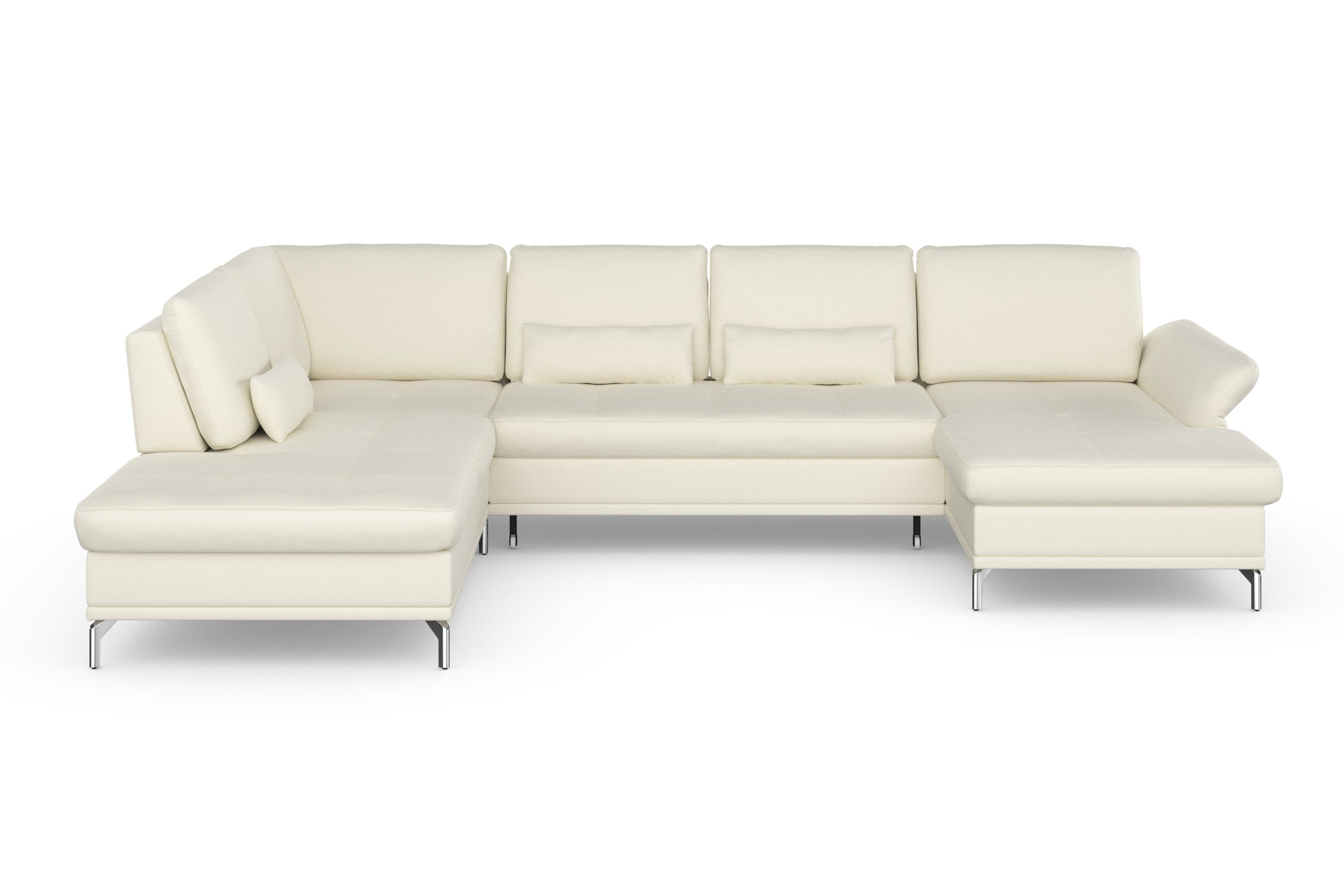 INOSIGN Wohnlandschaft "Palm Beach U-Form" Federkern, mit Sitztiefenverstel günstig online kaufen