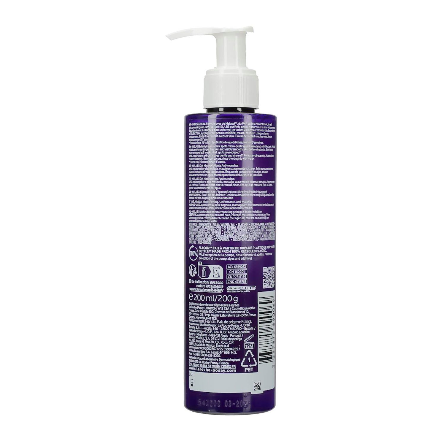 La Roche-Posay Gesichtsreinigungsgel ROCHE-POSAY MELA B3 Reinigung Gel 200ml