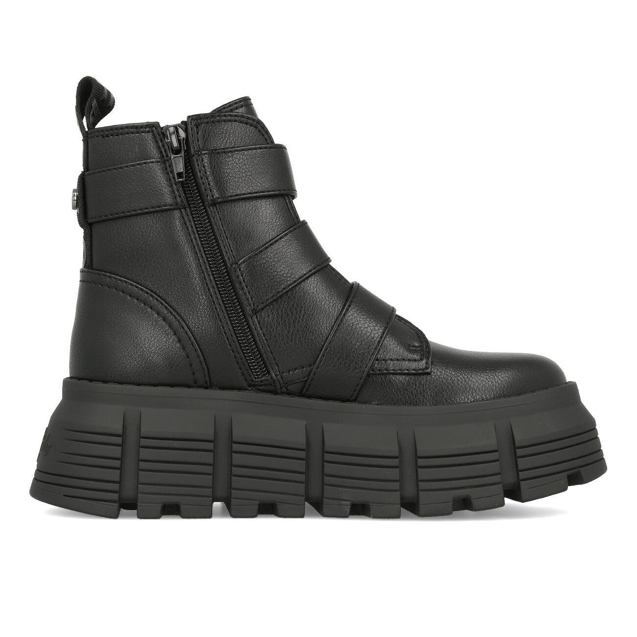 Buffalo Buffalo AVA Ankleboot Damen Vegan Nappa Black Ankleboots