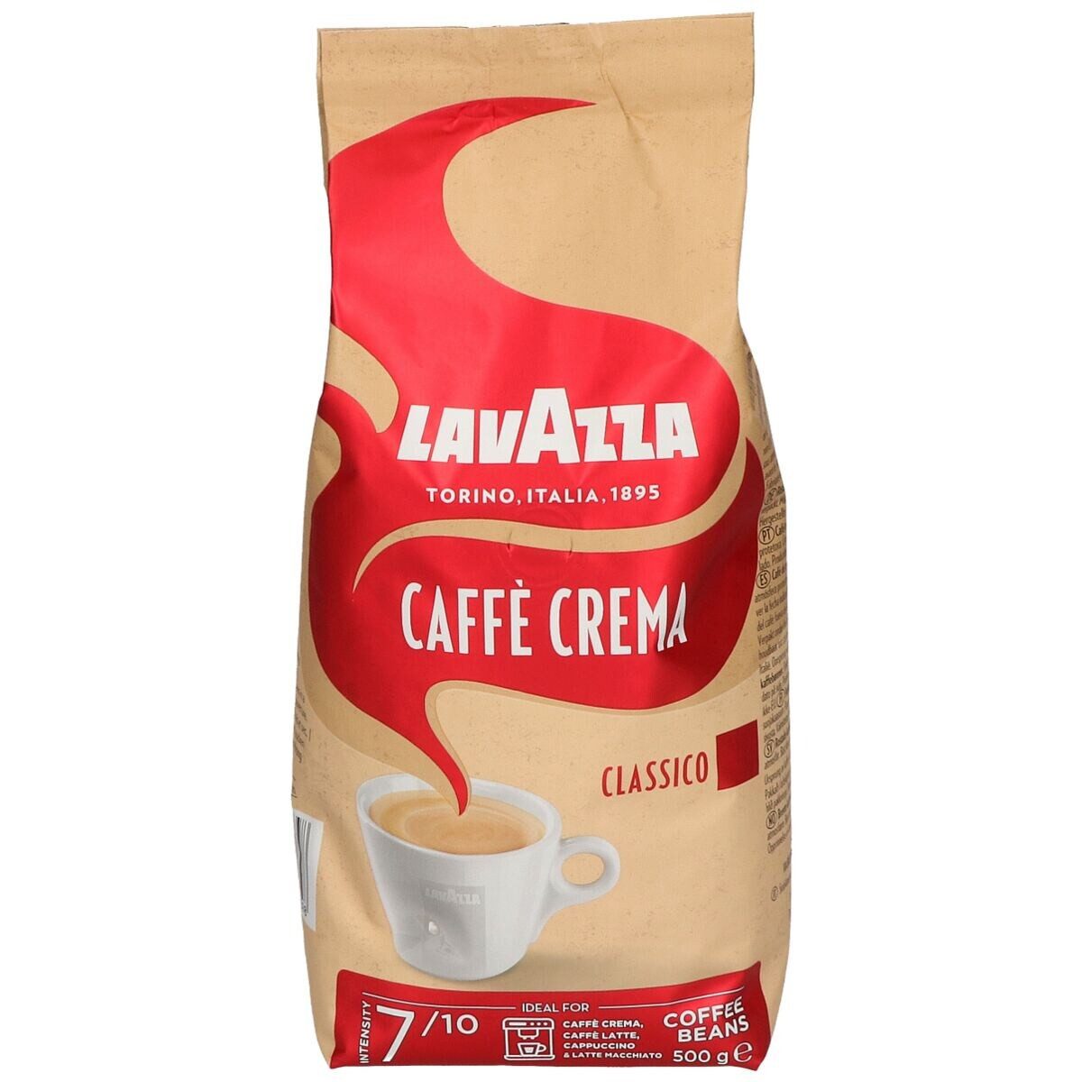 Lavazza Kaffee Caffè Crema Classico (500 g), 500 g, Kaffeebohnen