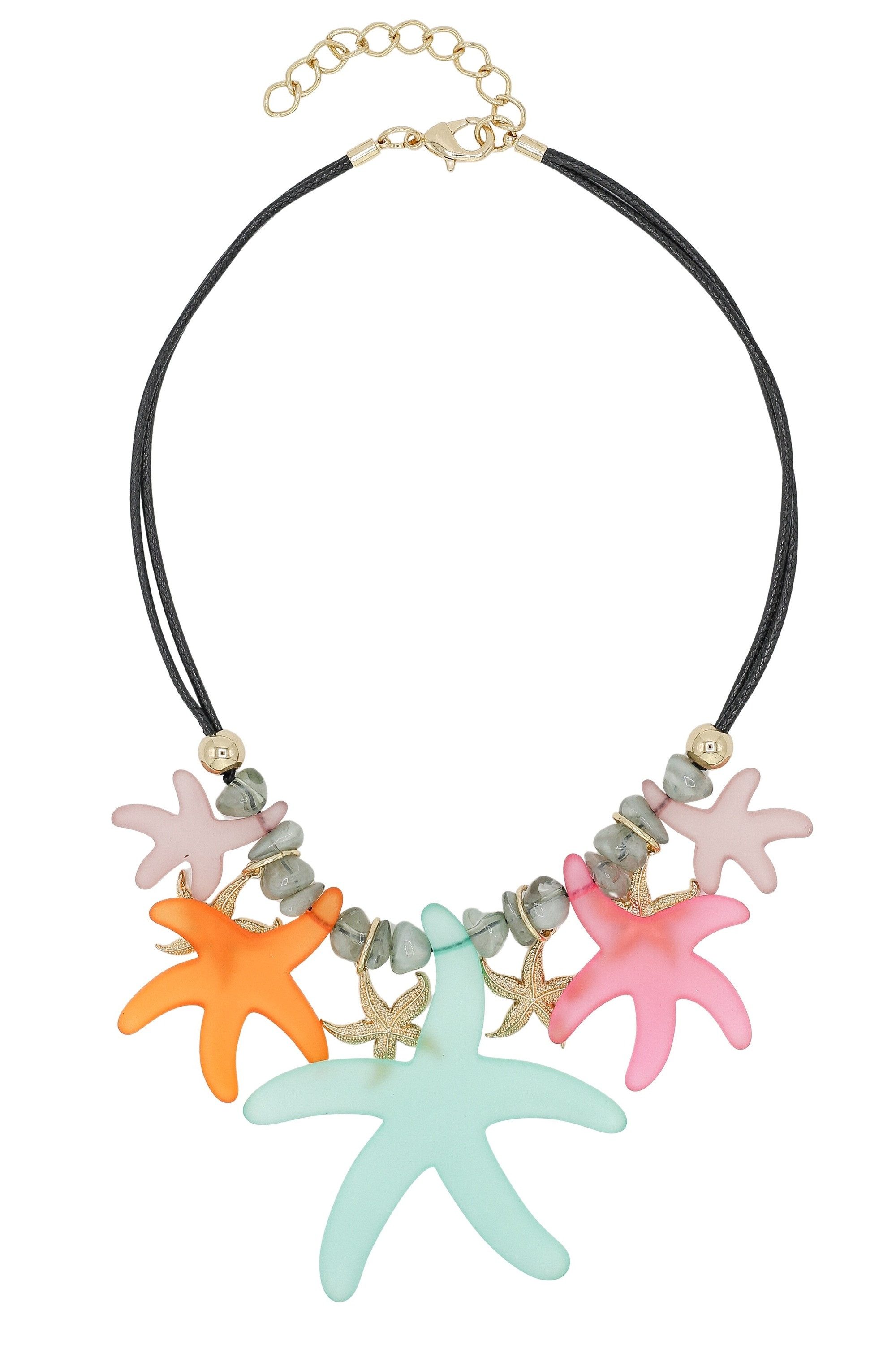 COLLEZIONE ALESSANDRO Kette mit Anhänger Oceanique, Strand Koralle Feeling in multicolor