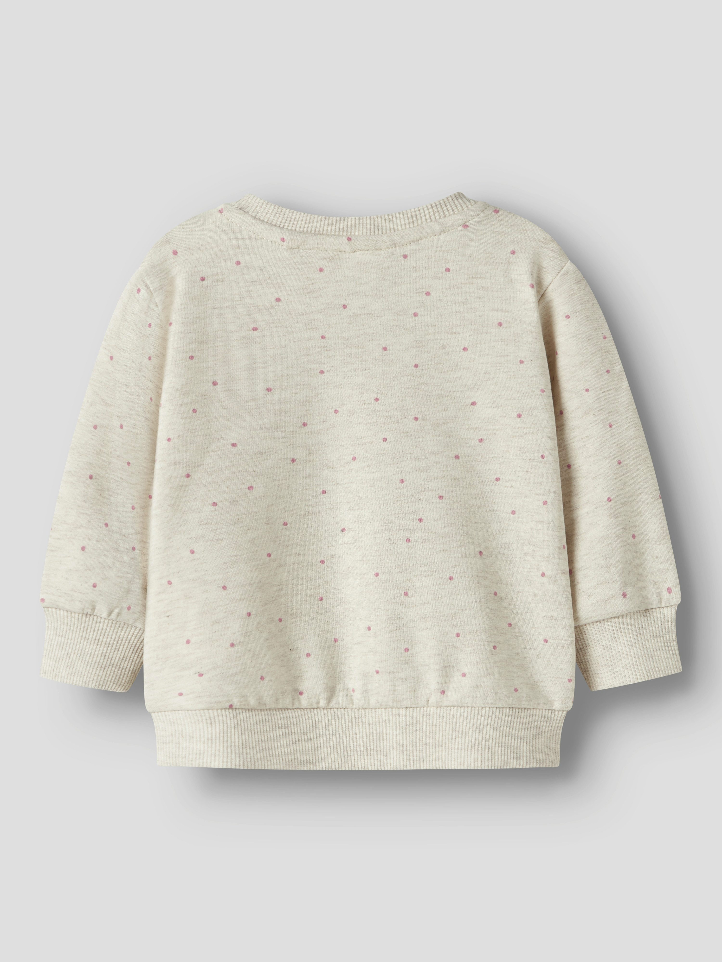 Name It Sweatshirt NBFLUELLE LS SWEAT BRU Baumwollmischung, regular fit