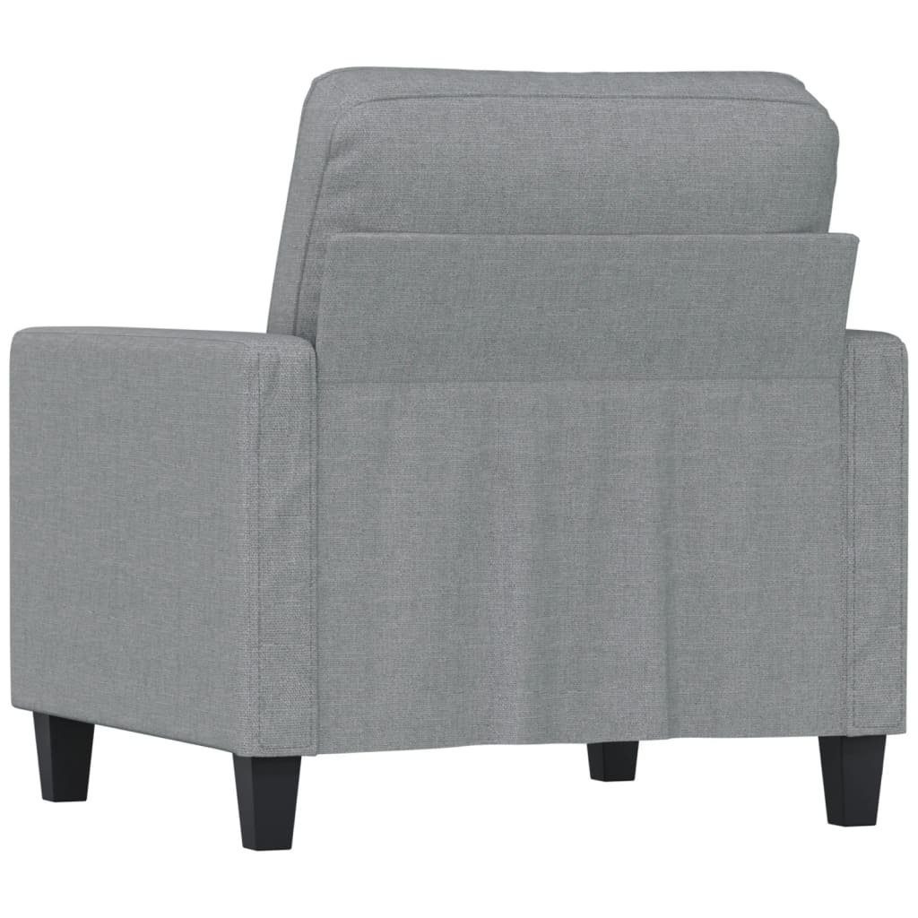 Sofasessel Stoff Hellgrau vidaXL cm Sofa 60